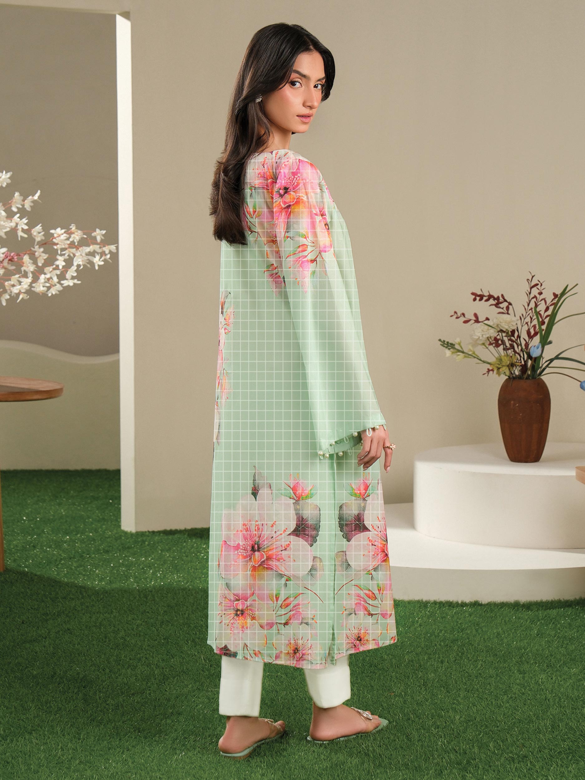 Lawn Shirt-Printed (Unstitched)