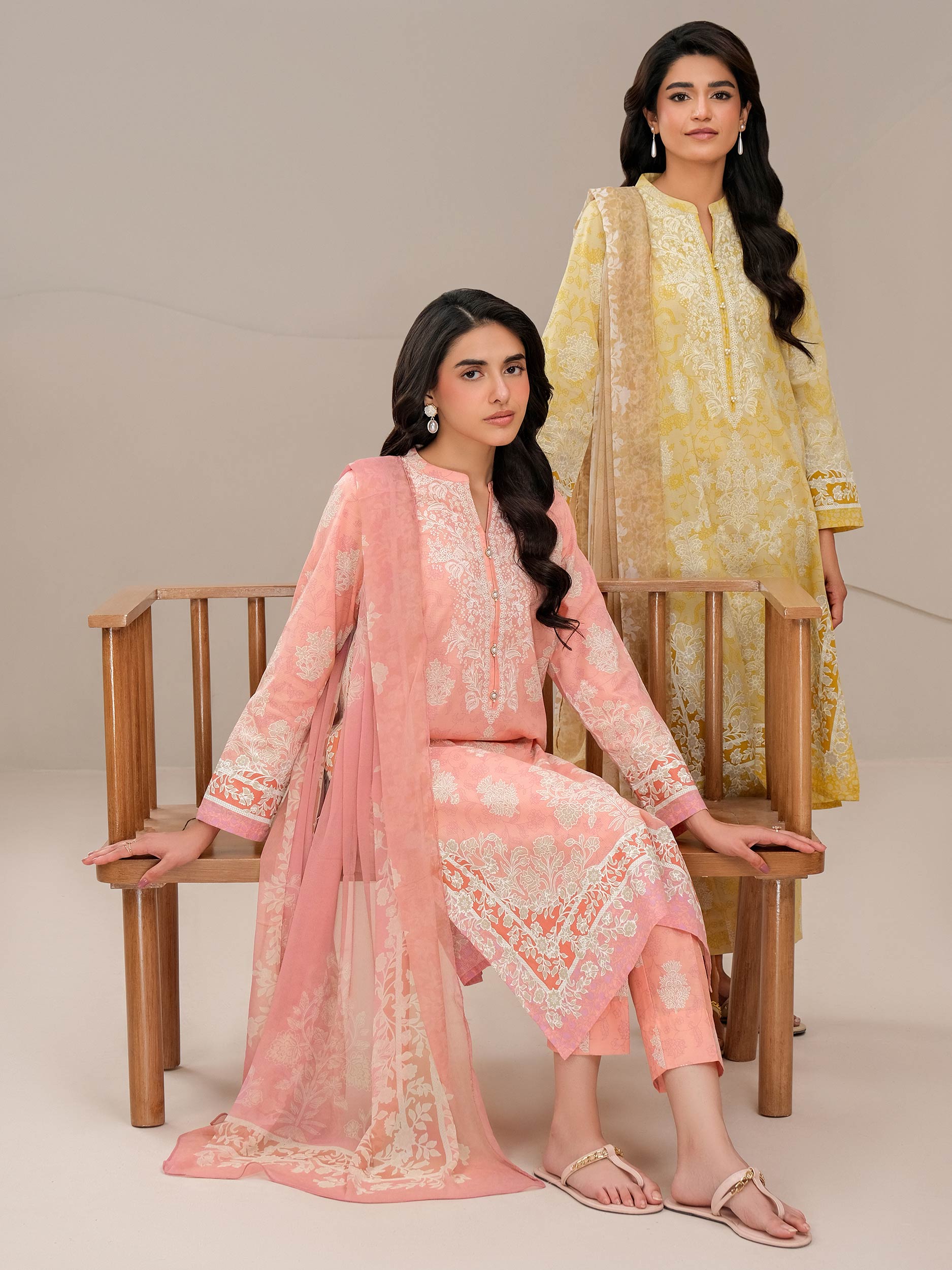 3 Piece Lawn Suit-Paste Print (Unstitched)