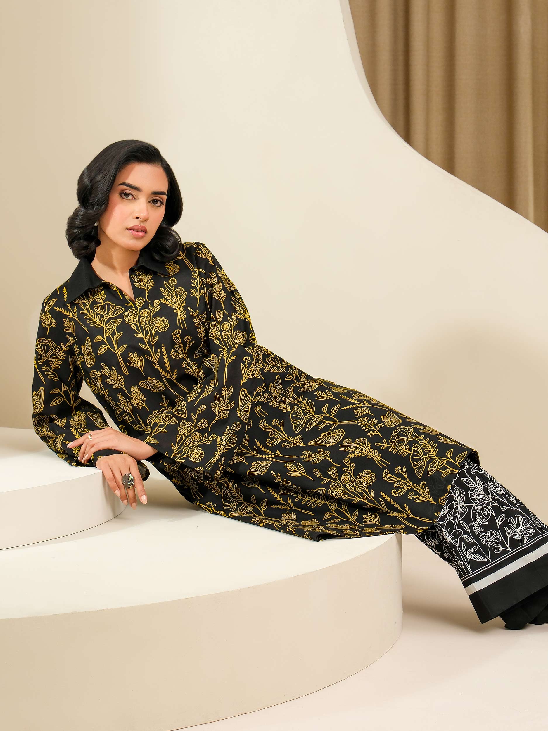 2 Piece Lawn Suit-Printed (Unstitched)