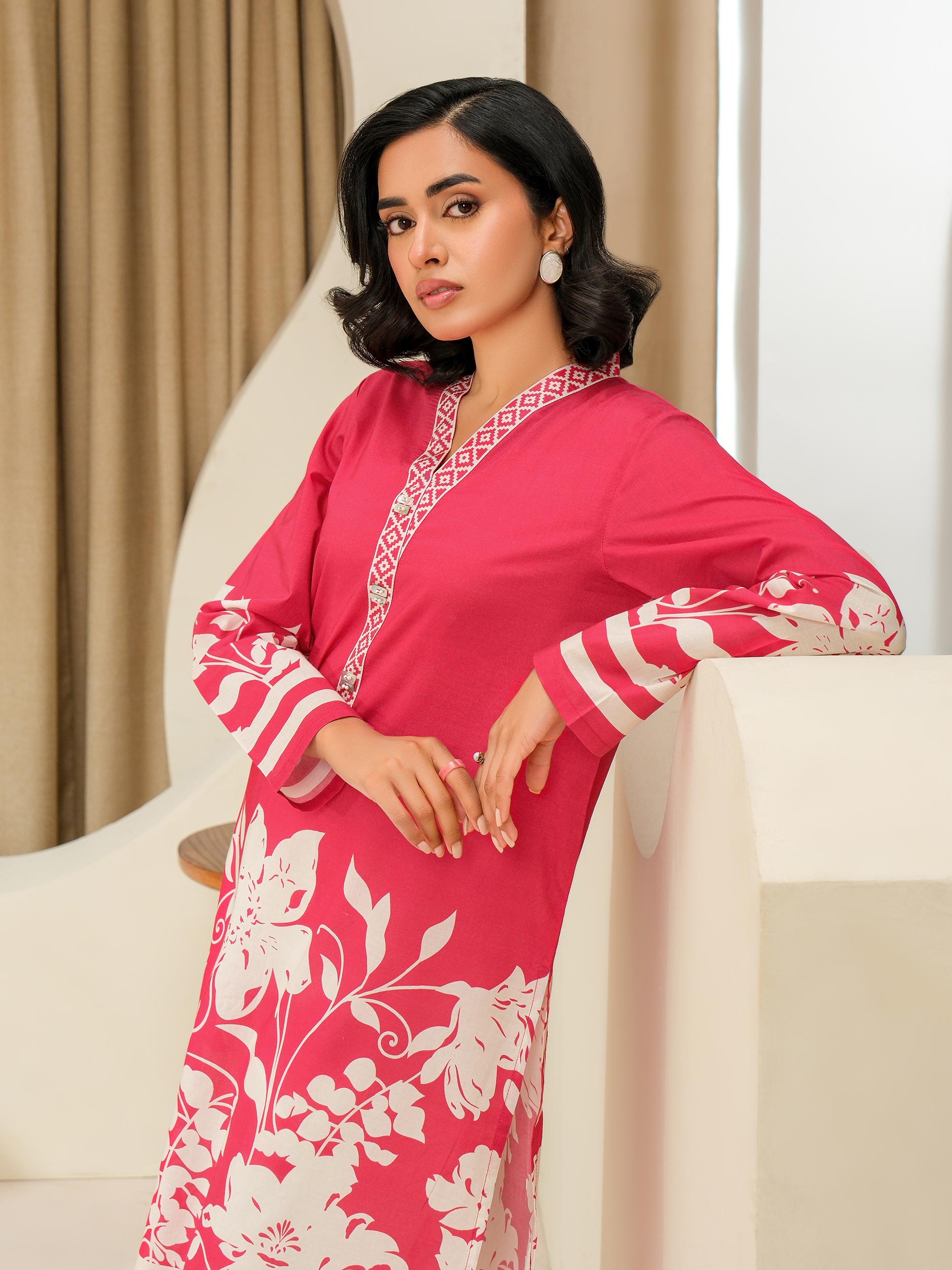 Lawn Shirt-Printed (Unstitched)