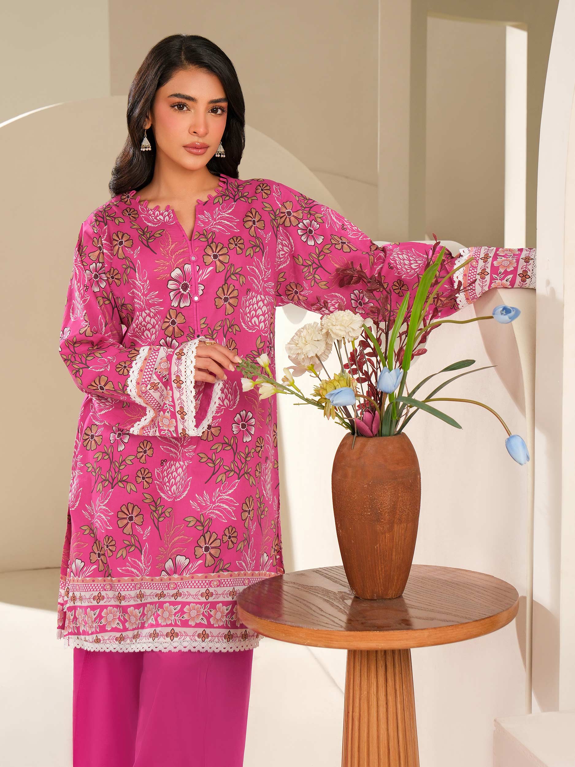 Lawn Shirt-Printed (Unstitched)