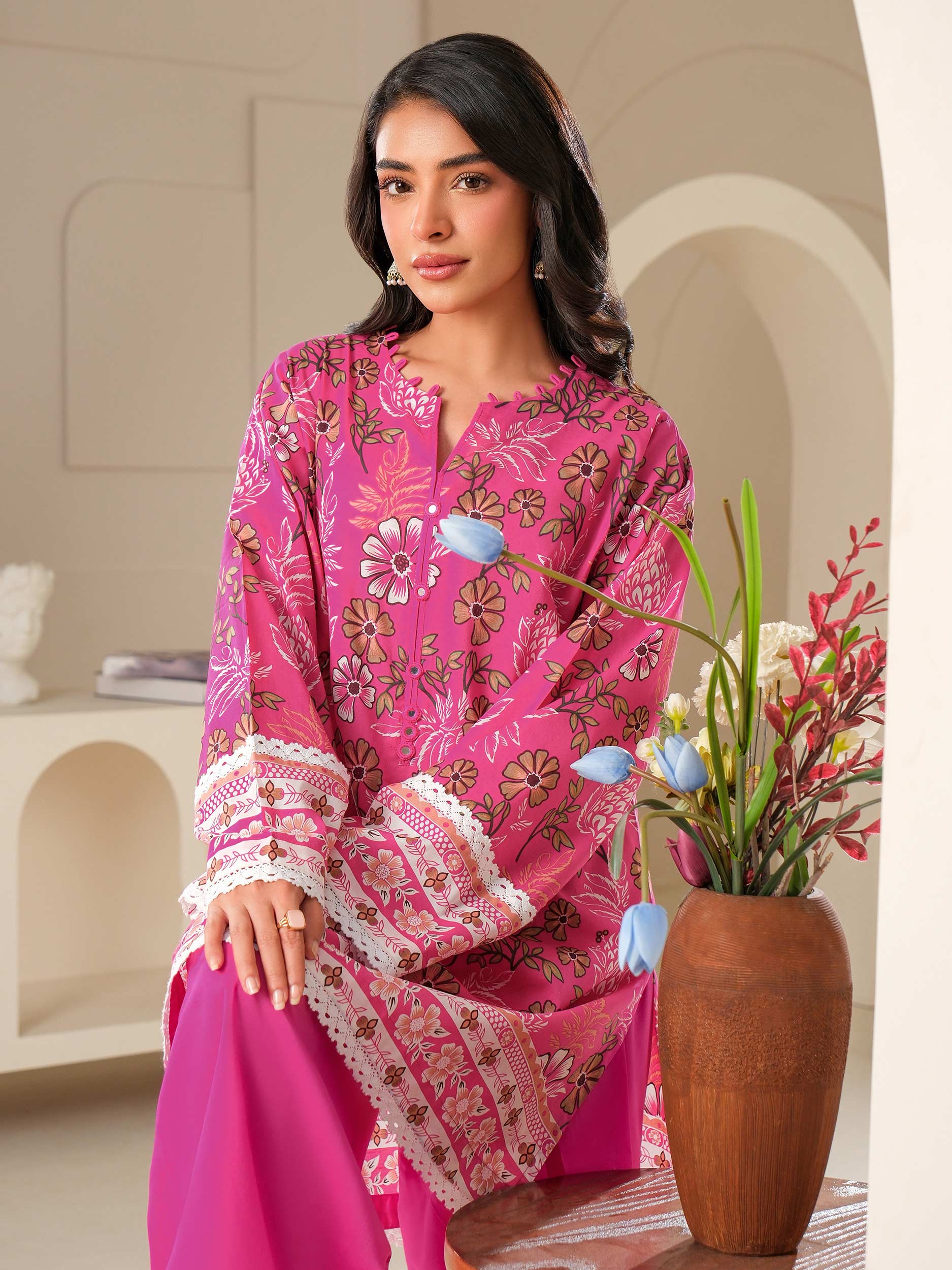 Lawn Shirt-Printed (Unstitched)