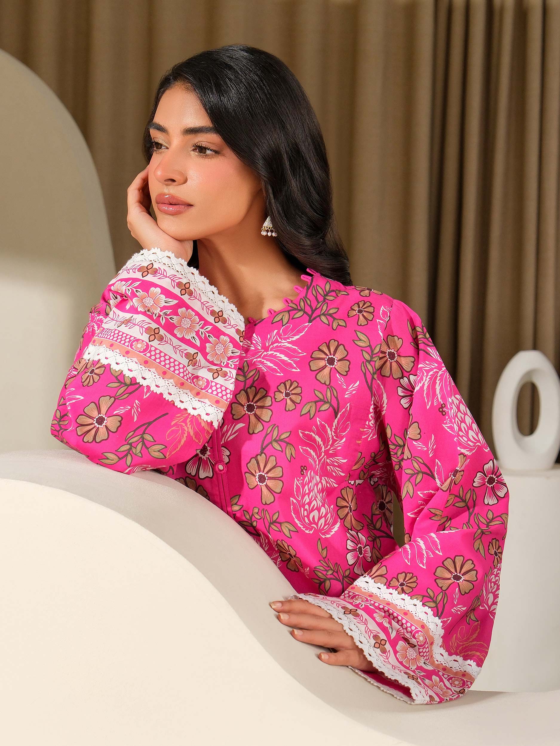Lawn Shirt-Printed (Unstitched)