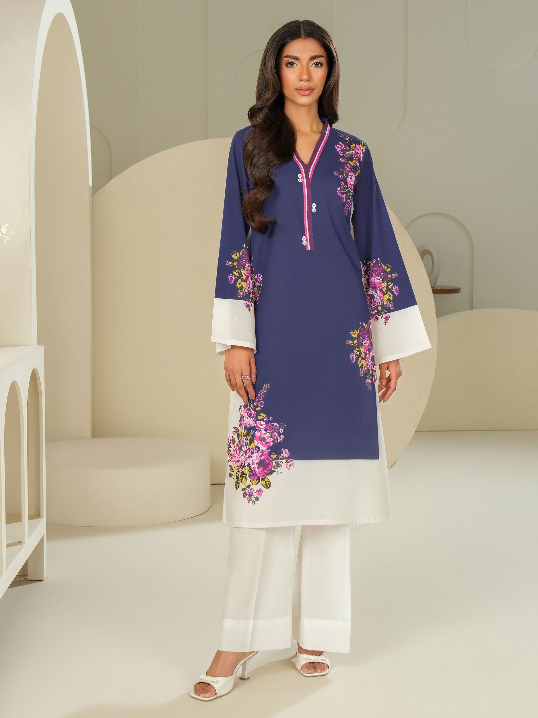 Lawn Shirt-Printed (Unstitched)