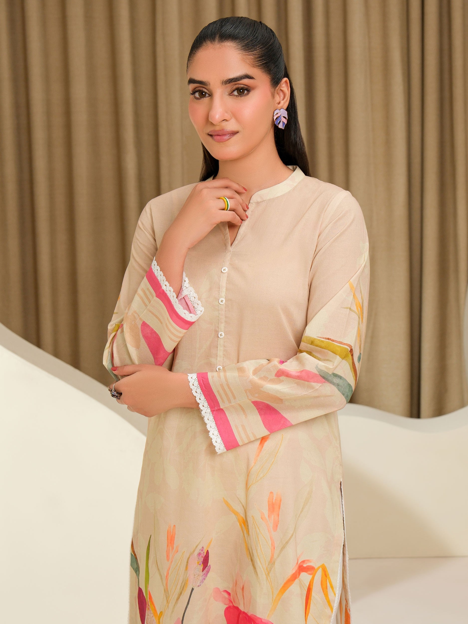 Lawn Shirt-Printed (Unstitched)