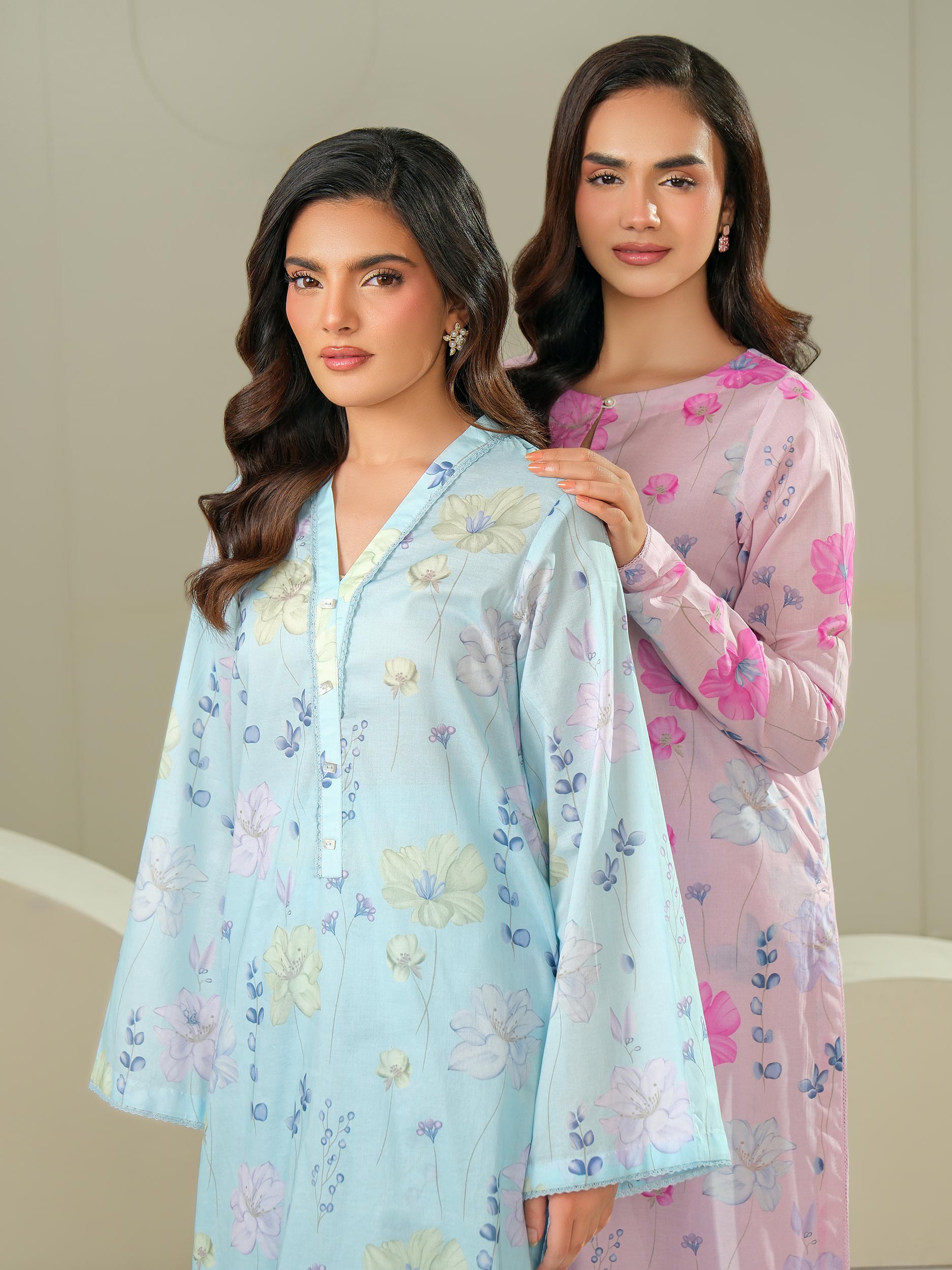 2 Piece Lawn Suit-Printed (Unstitched)