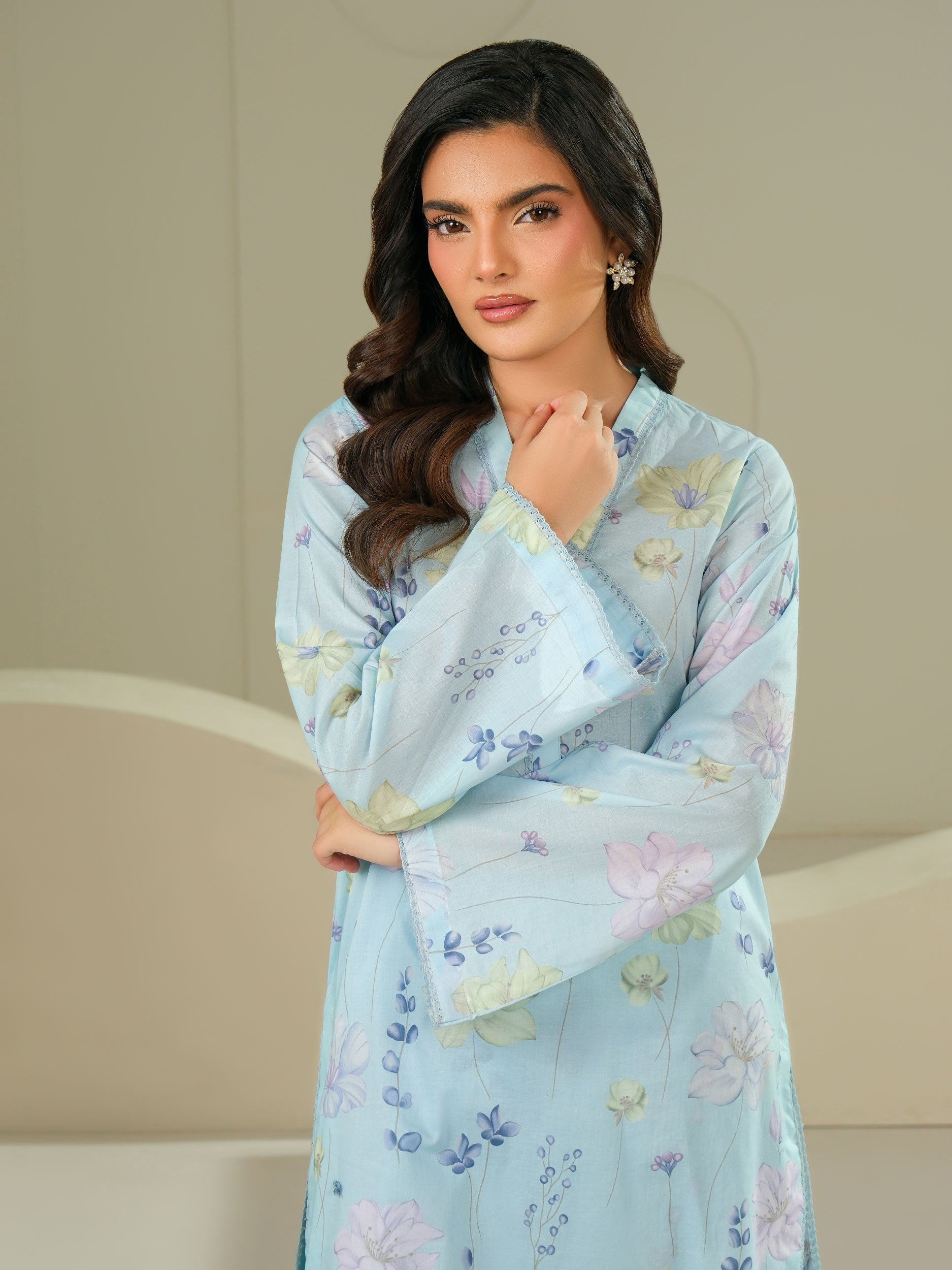 2 Piece Lawn Suit-Printed (Unstitched)