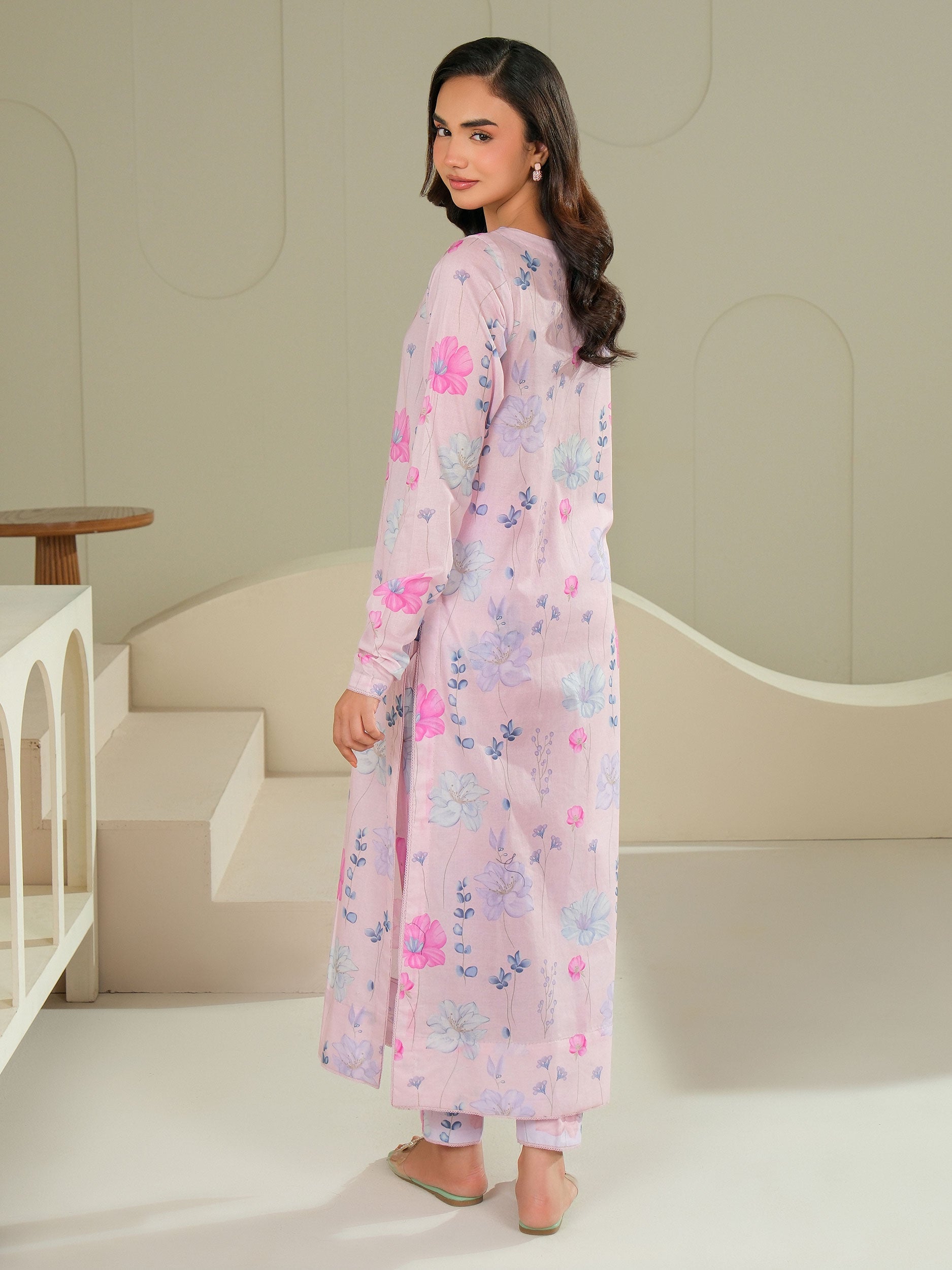 2 Piece Lawn Suit-Printed (Unstitched)