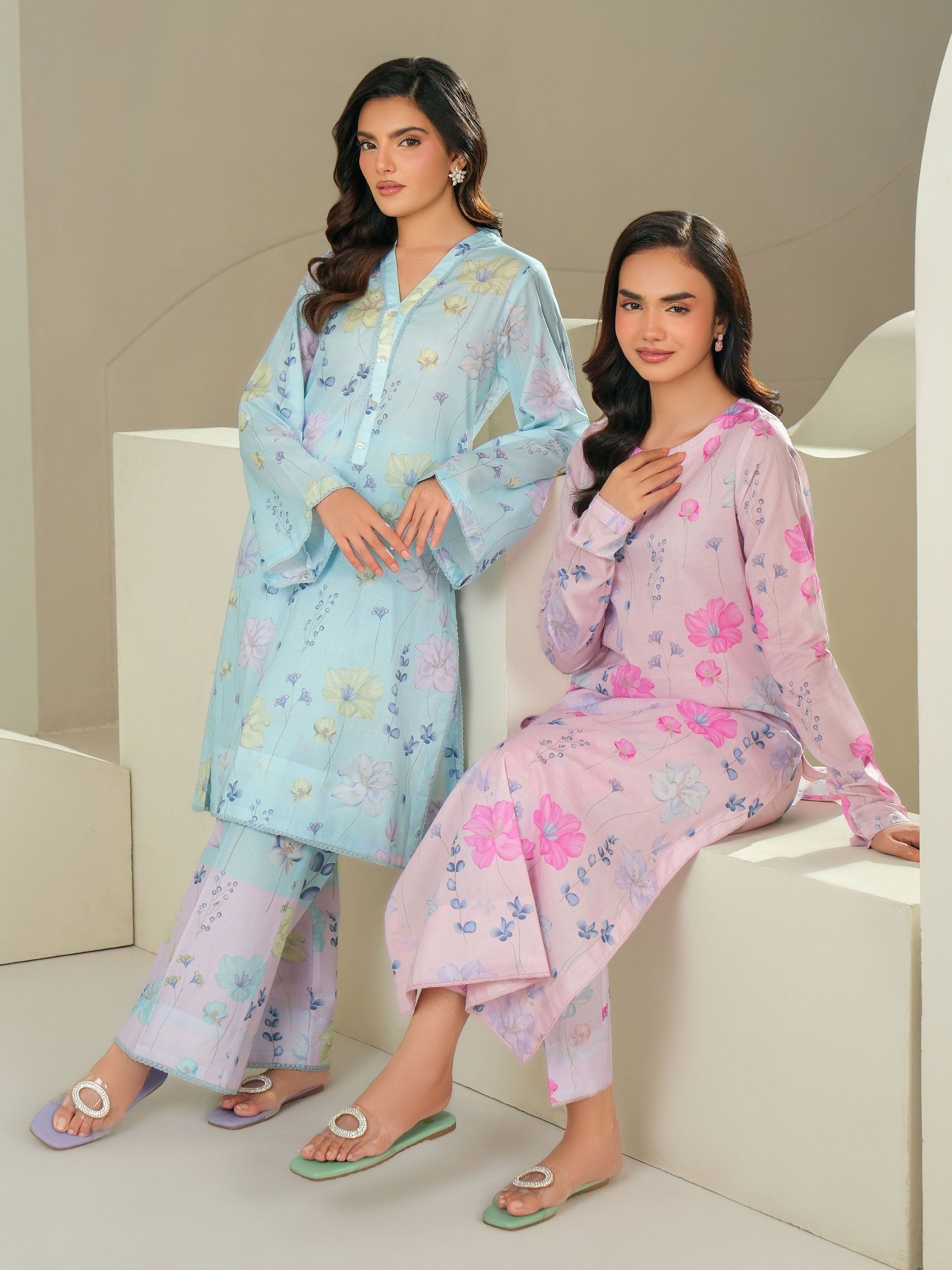2 Piece Lawn Suit-Printed (Unstitched)