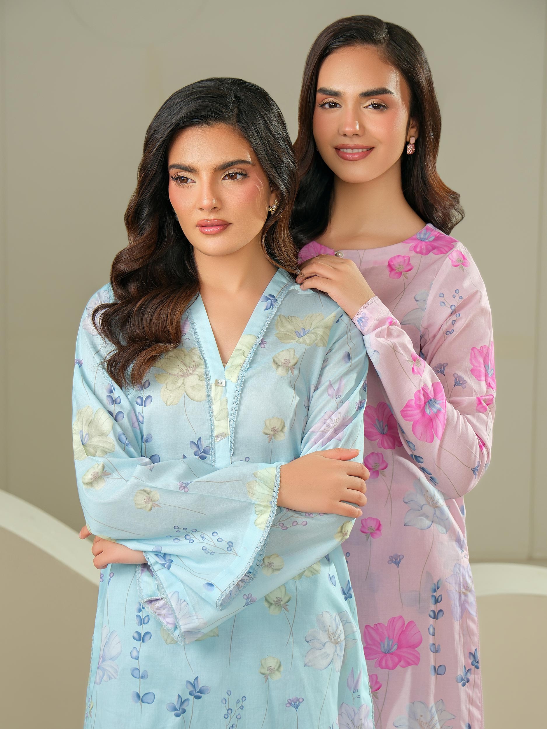 2 Piece Lawn Suit-Printed (Unstitched)