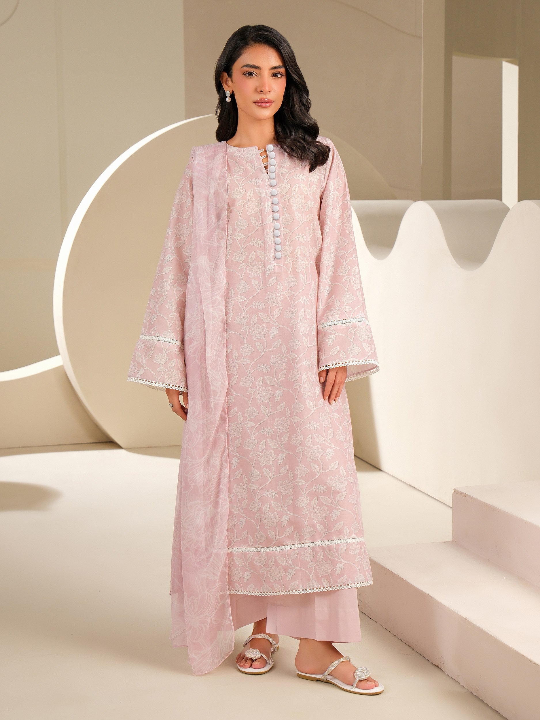 3 Piece Lawn Suit-Printed (Unstitched)