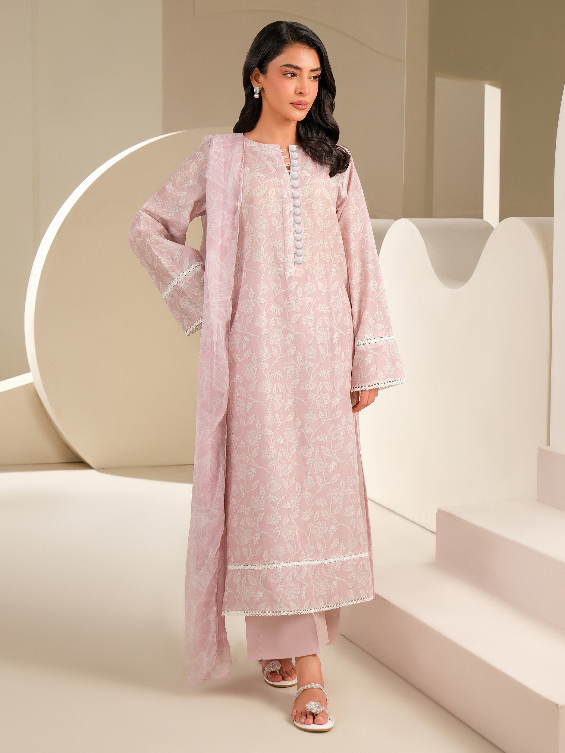 3 Piece Lawn Suit-Printed (Unstitched)