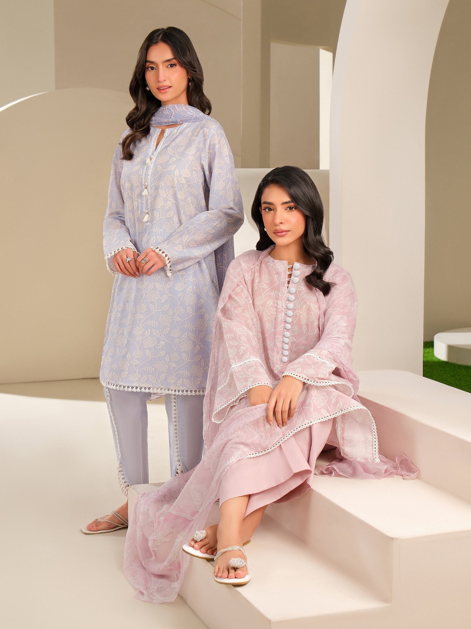 3 Piece Lawn Suit-Printed (Unstitched)
