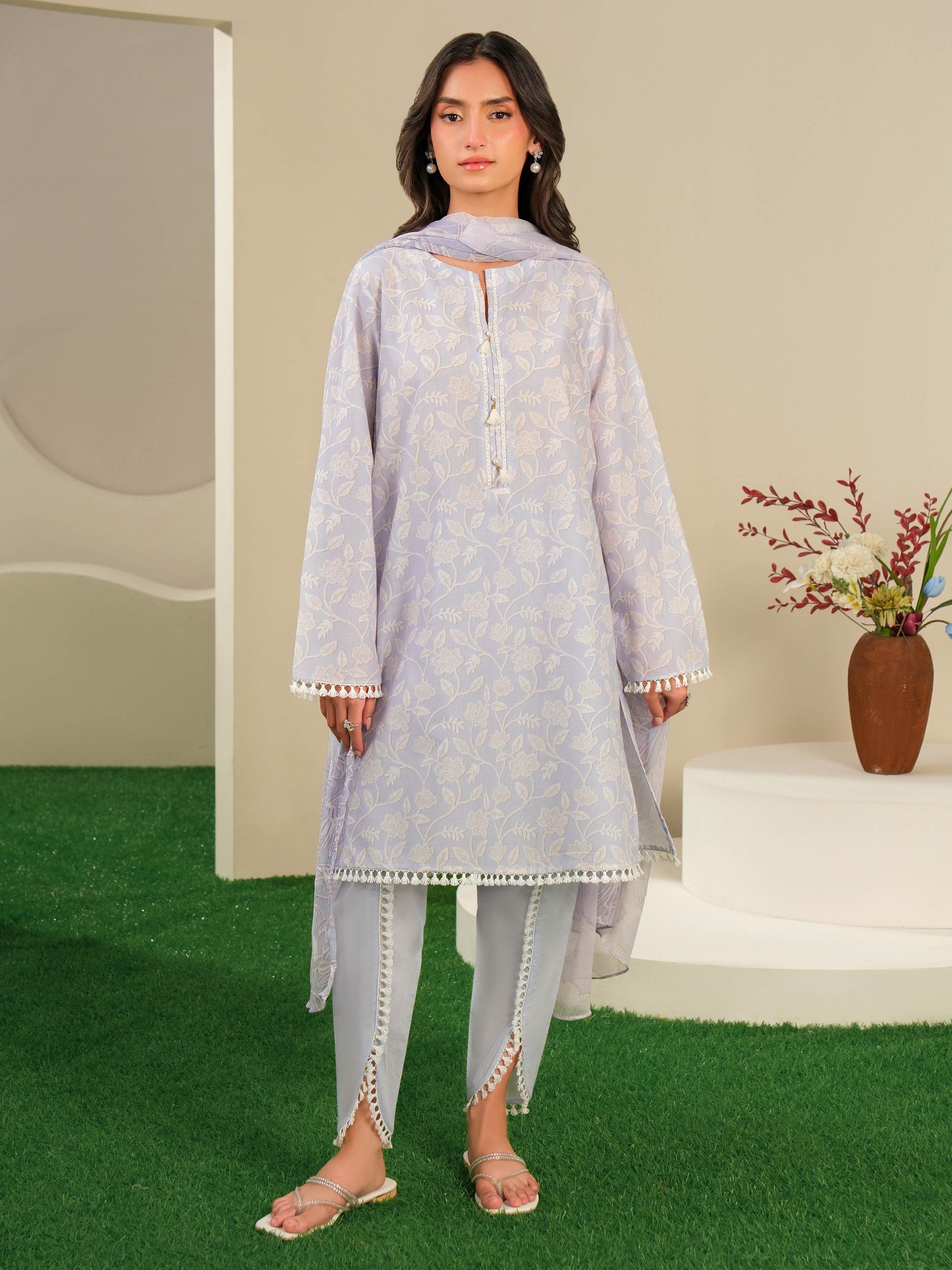 3 Piece Lawn Suit-Printed (Unstitched)