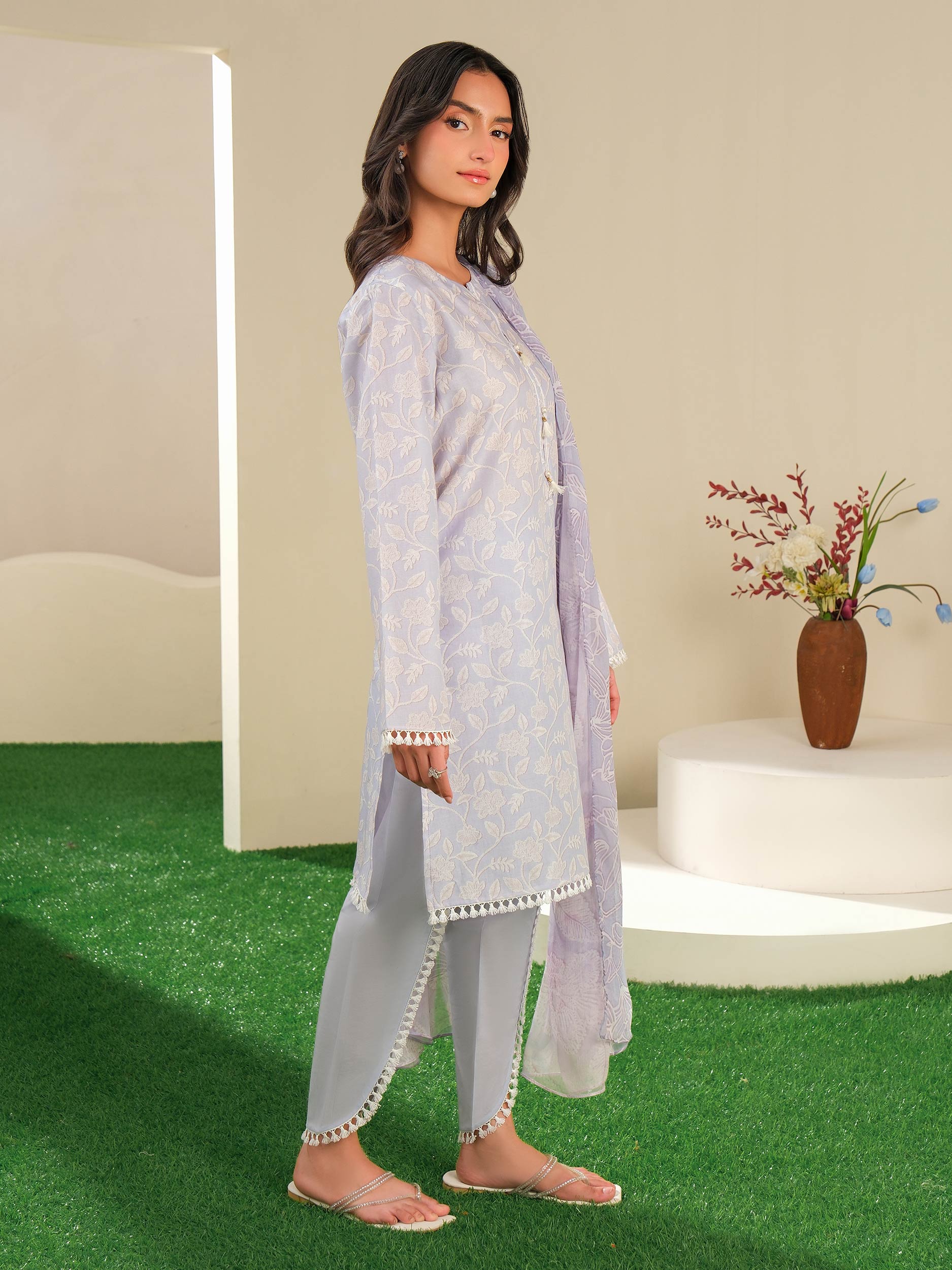 3 Piece Lawn Suit-Printed (Unstitched)