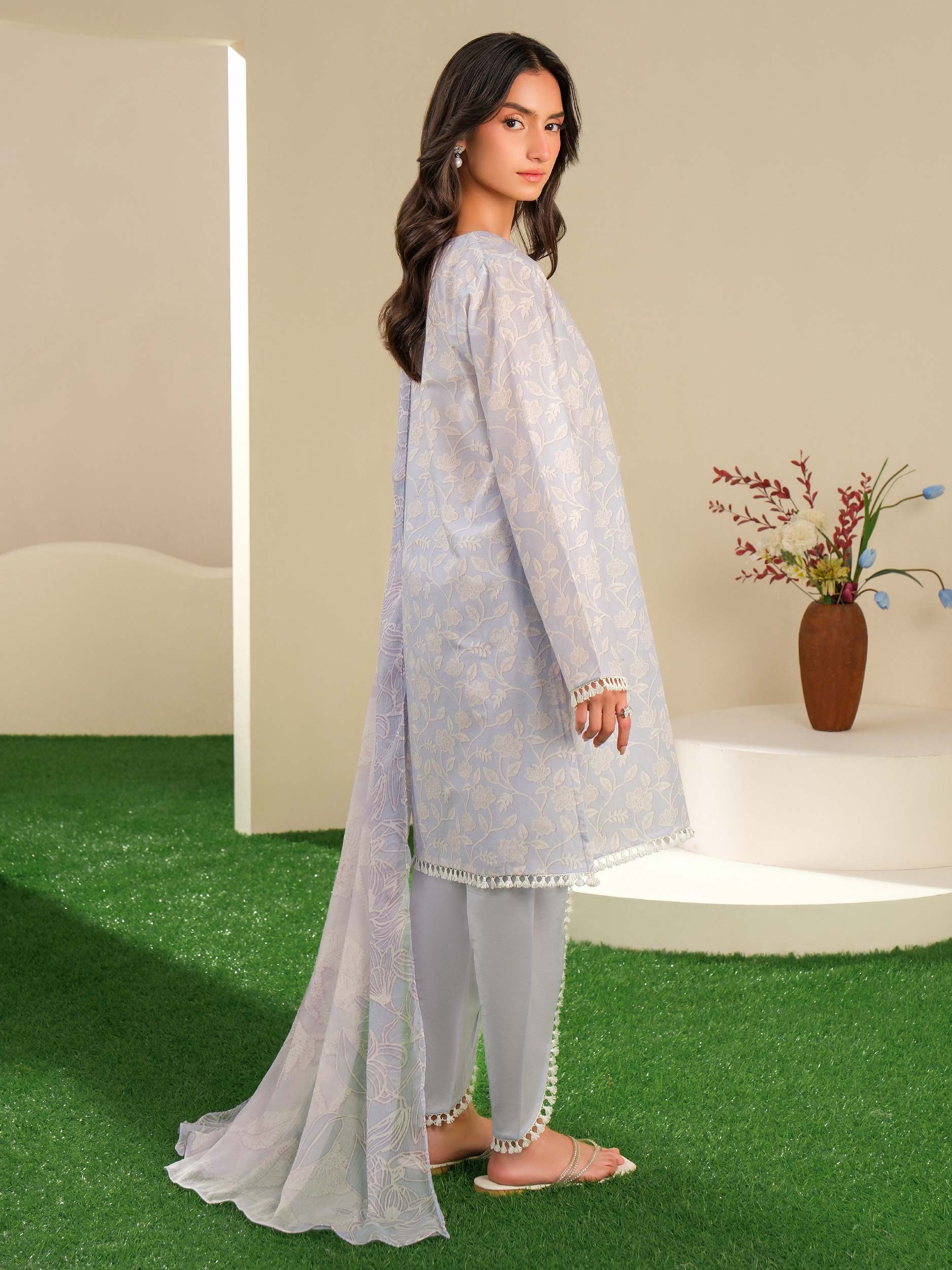 3 Piece Lawn Suit-Printed (Unstitched)