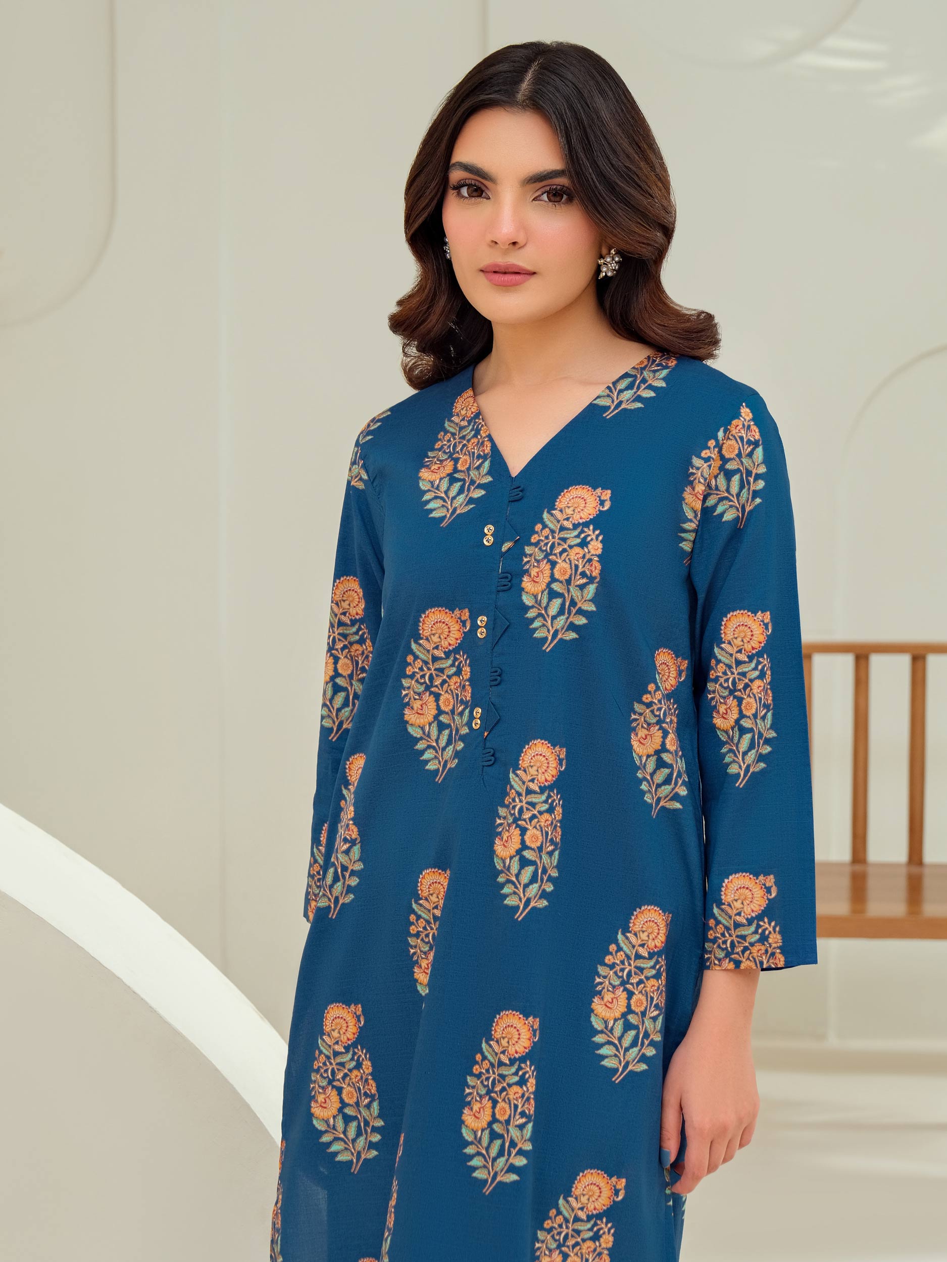 Lawn Shirt-Paste Print (Unstitched)