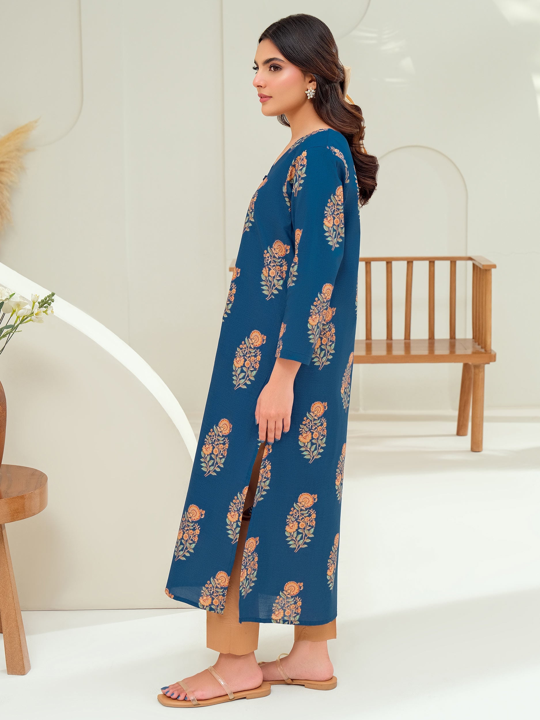Lawn Shirt-Paste Print (Unstitched)