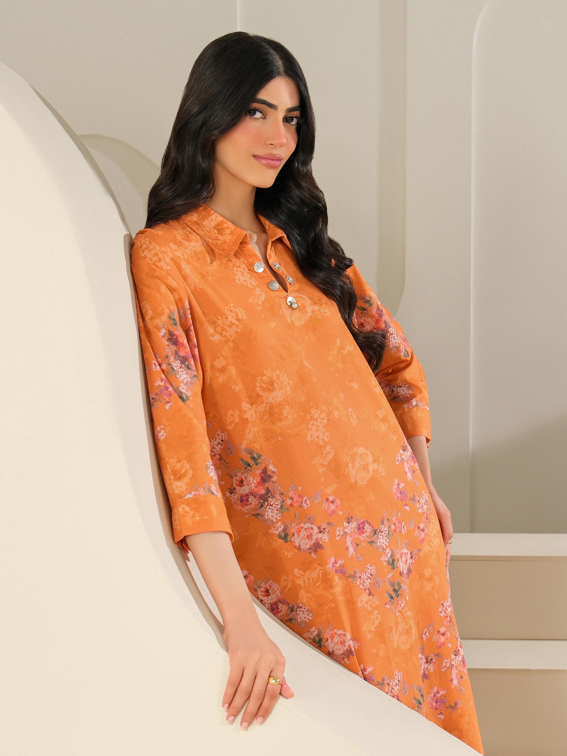 2 Piece Cambric Suit-Printed (Unstitched)