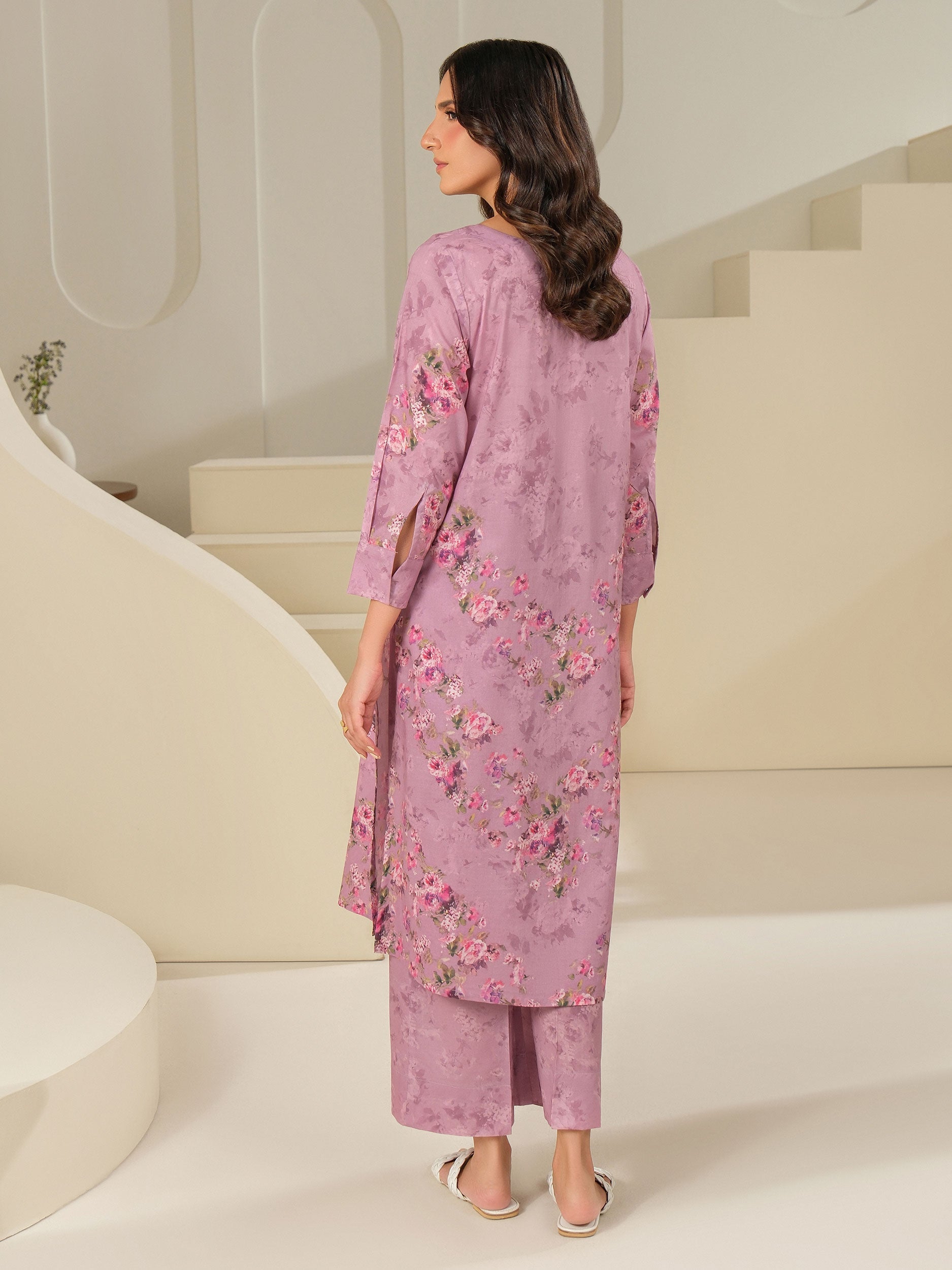 2 Piece Cambric Suit-Printed (Unstitched)