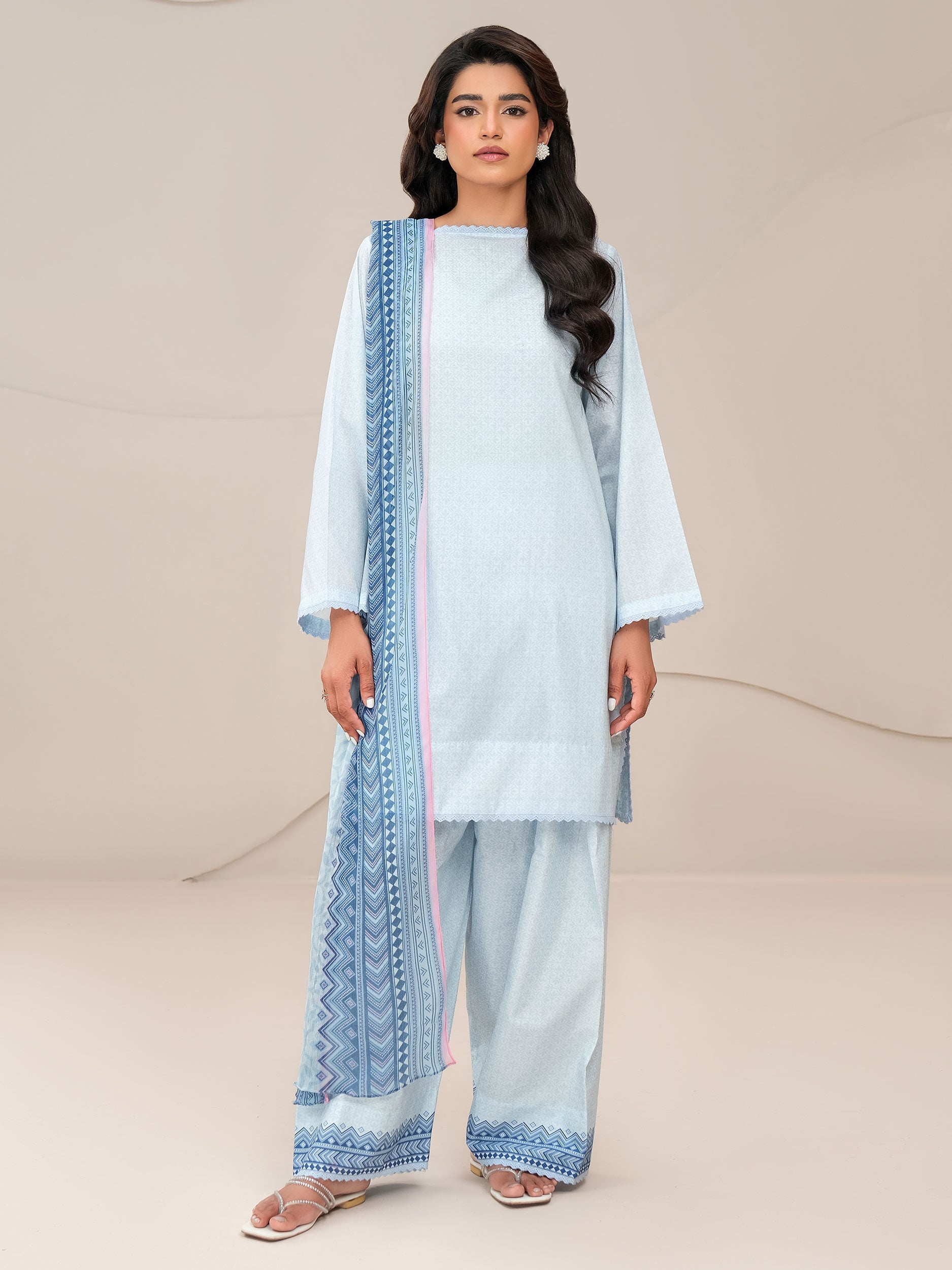 3 Piece Lawn Suit-Printed (Unstitched)