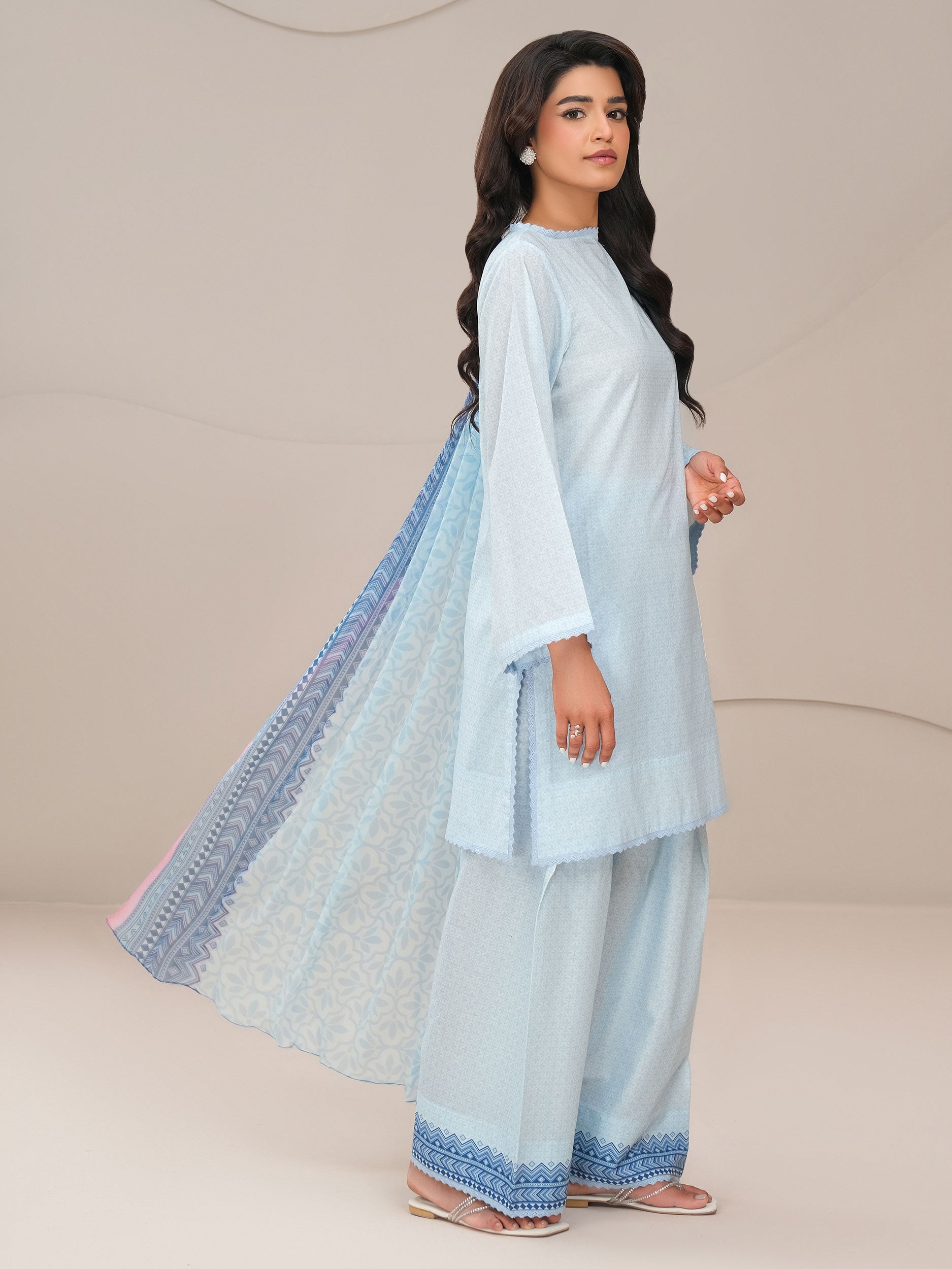 3 Piece Lawn Suit-Printed (Unstitched)