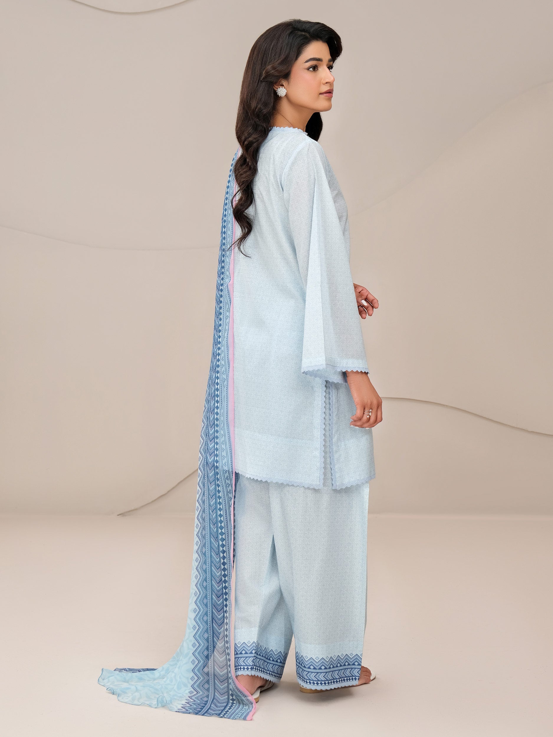 3 Piece Lawn Suit-Printed (Unstitched)