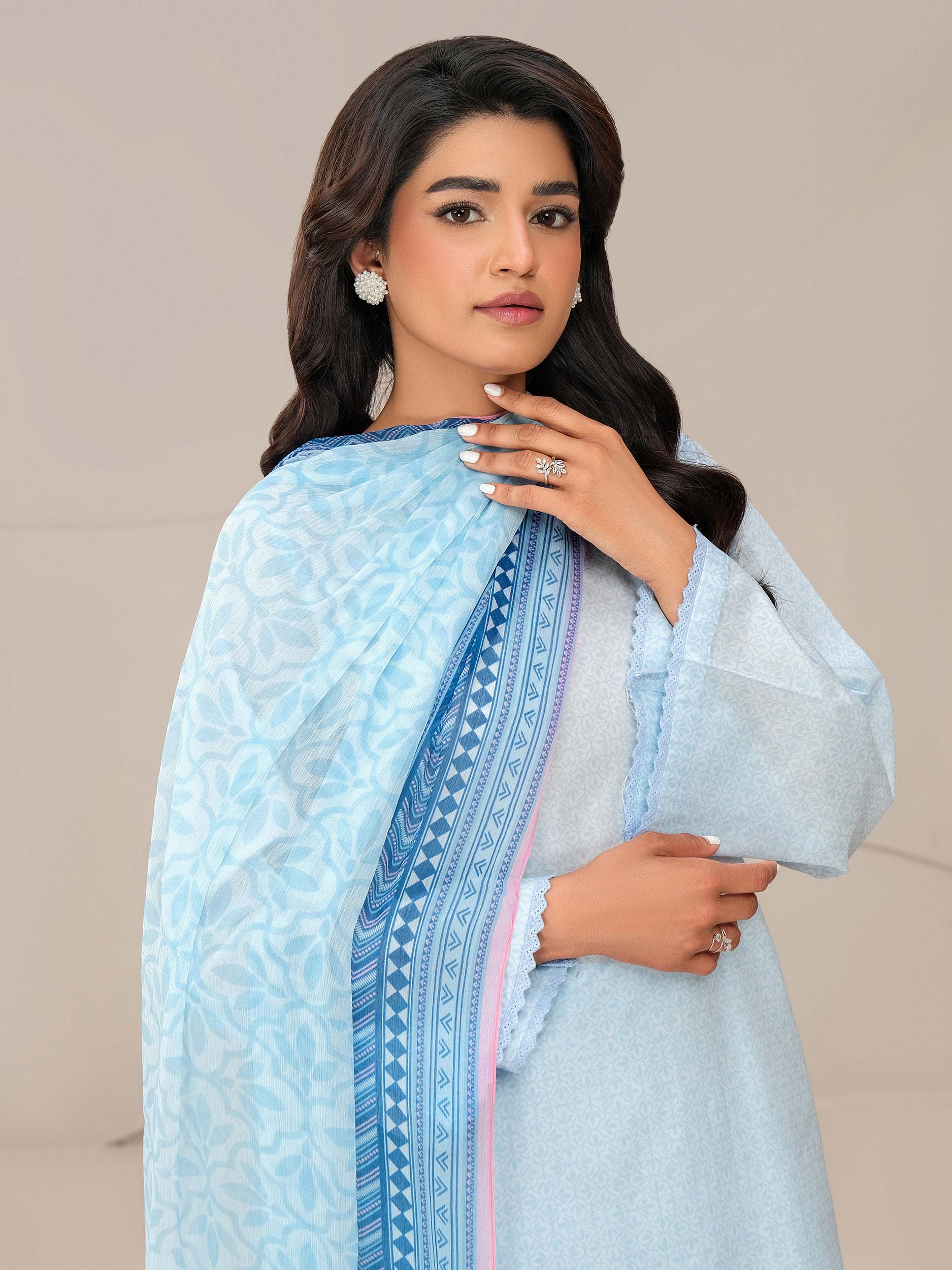3 Piece Lawn Suit-Printed (Unstitched)