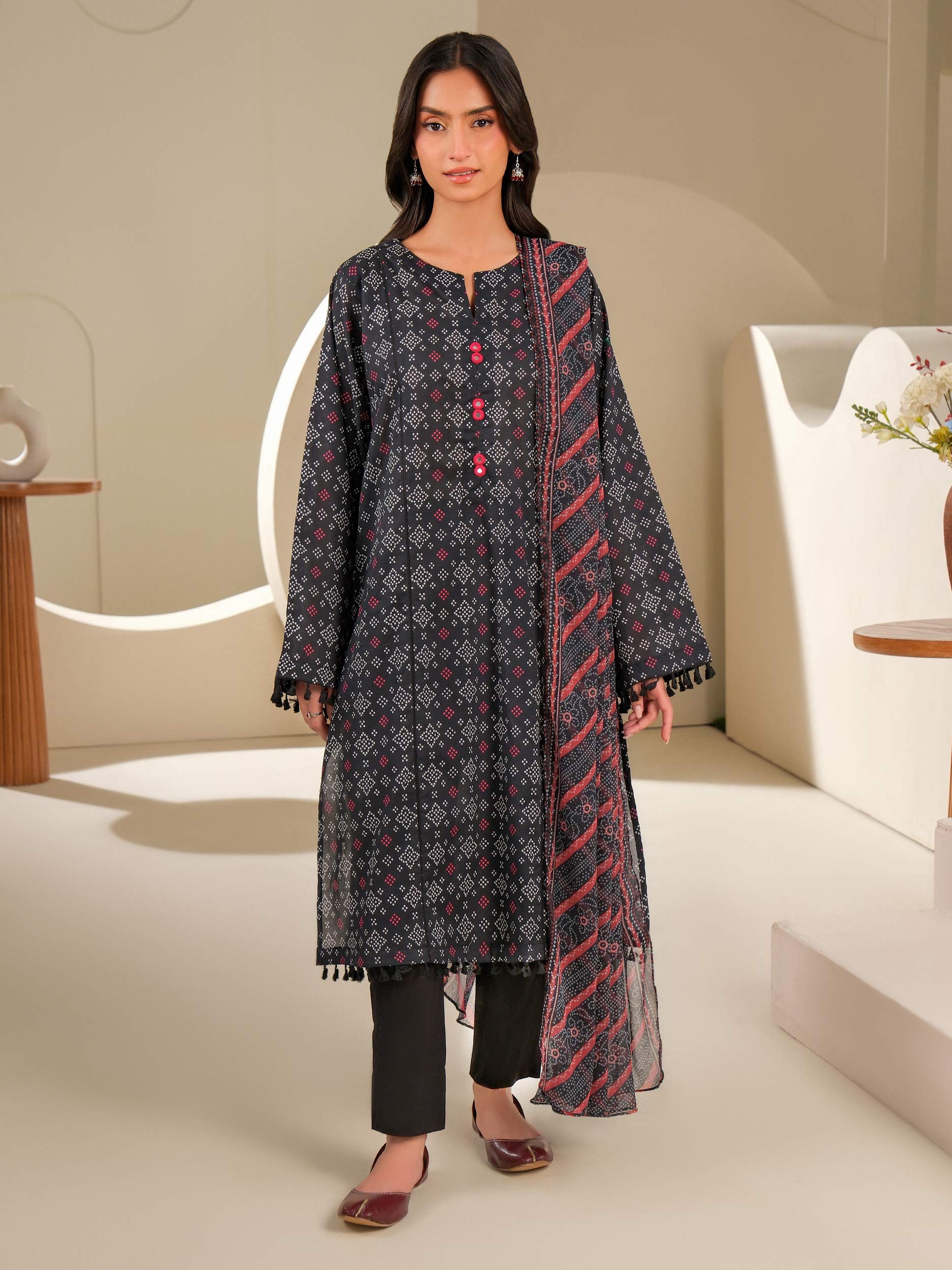 2 Piece Lawn Suit-Printed (Unstitched)