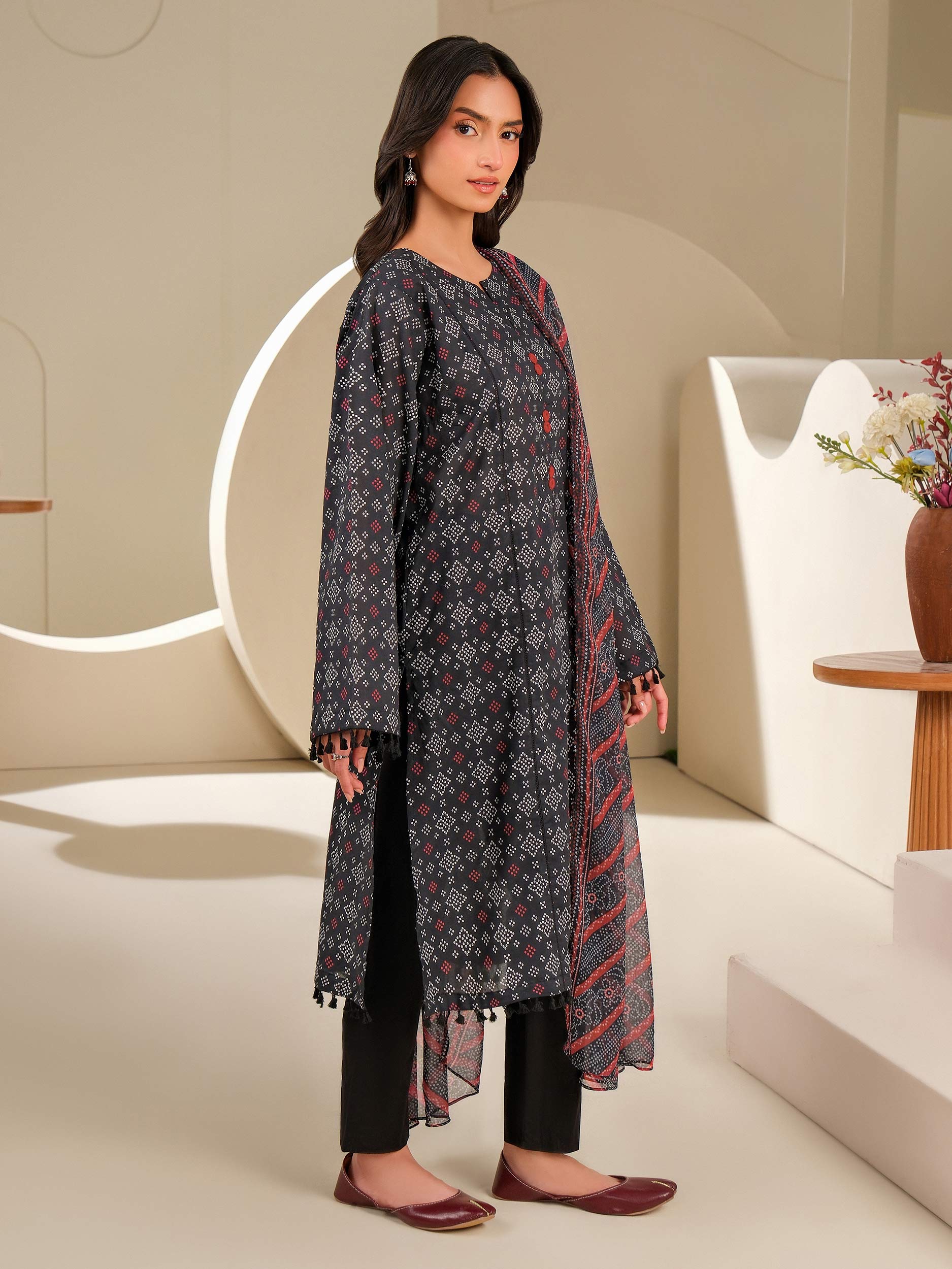 2 Piece Lawn Suit-Printed (Unstitched)