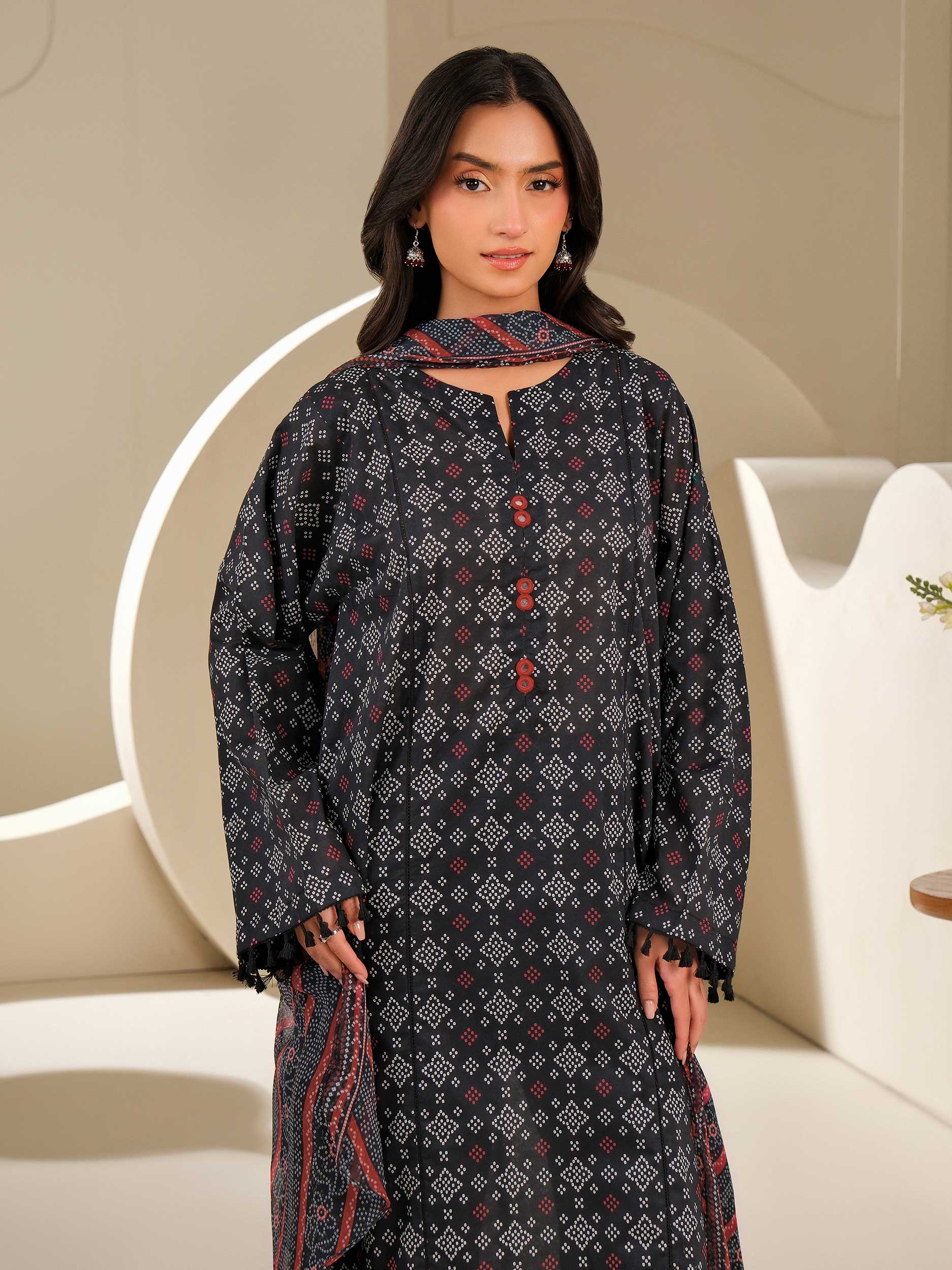 2 Piece Lawn Suit-Printed (Unstitched)