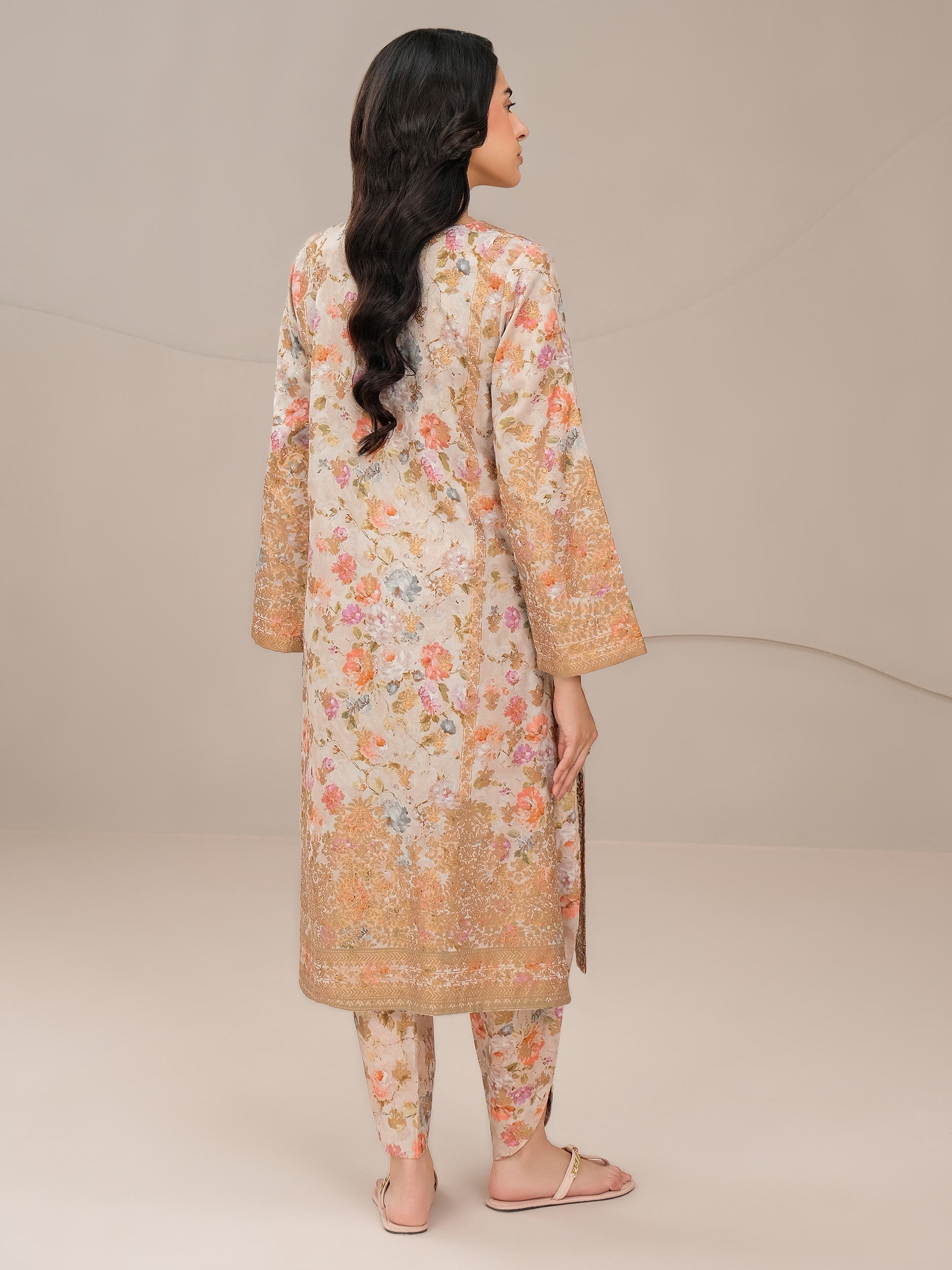 2 Piece Lawn Suit-Paste Print (Unstitched)