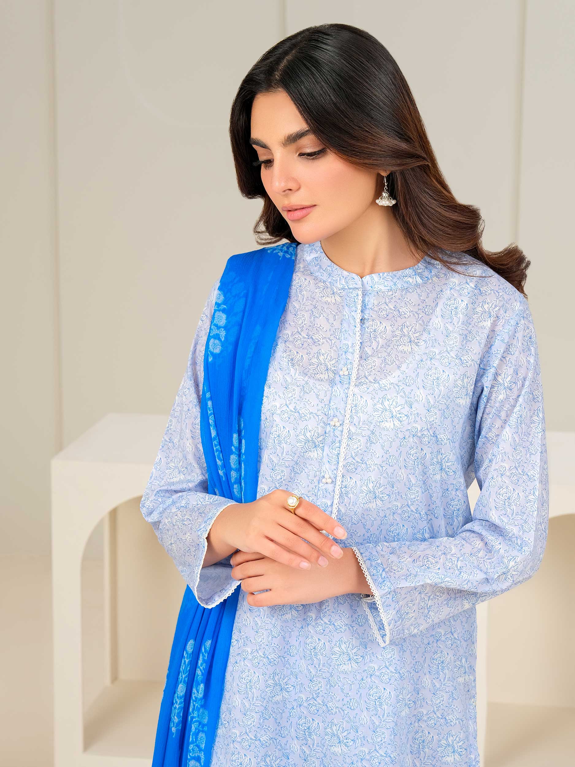 3 Piece Lawn Suit-Printed (Unstitched)