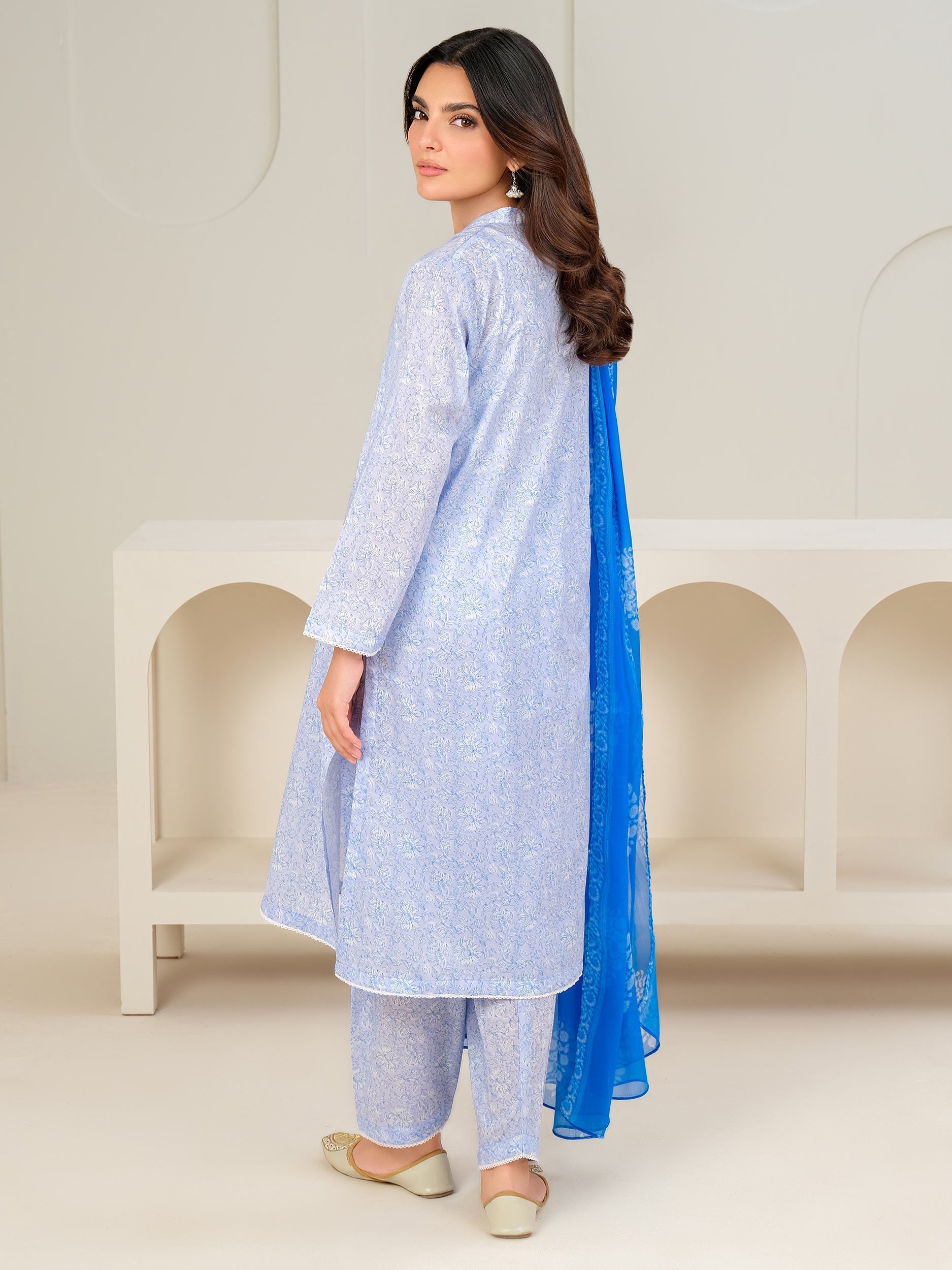 3 Piece Lawn Suit-Printed (Unstitched)