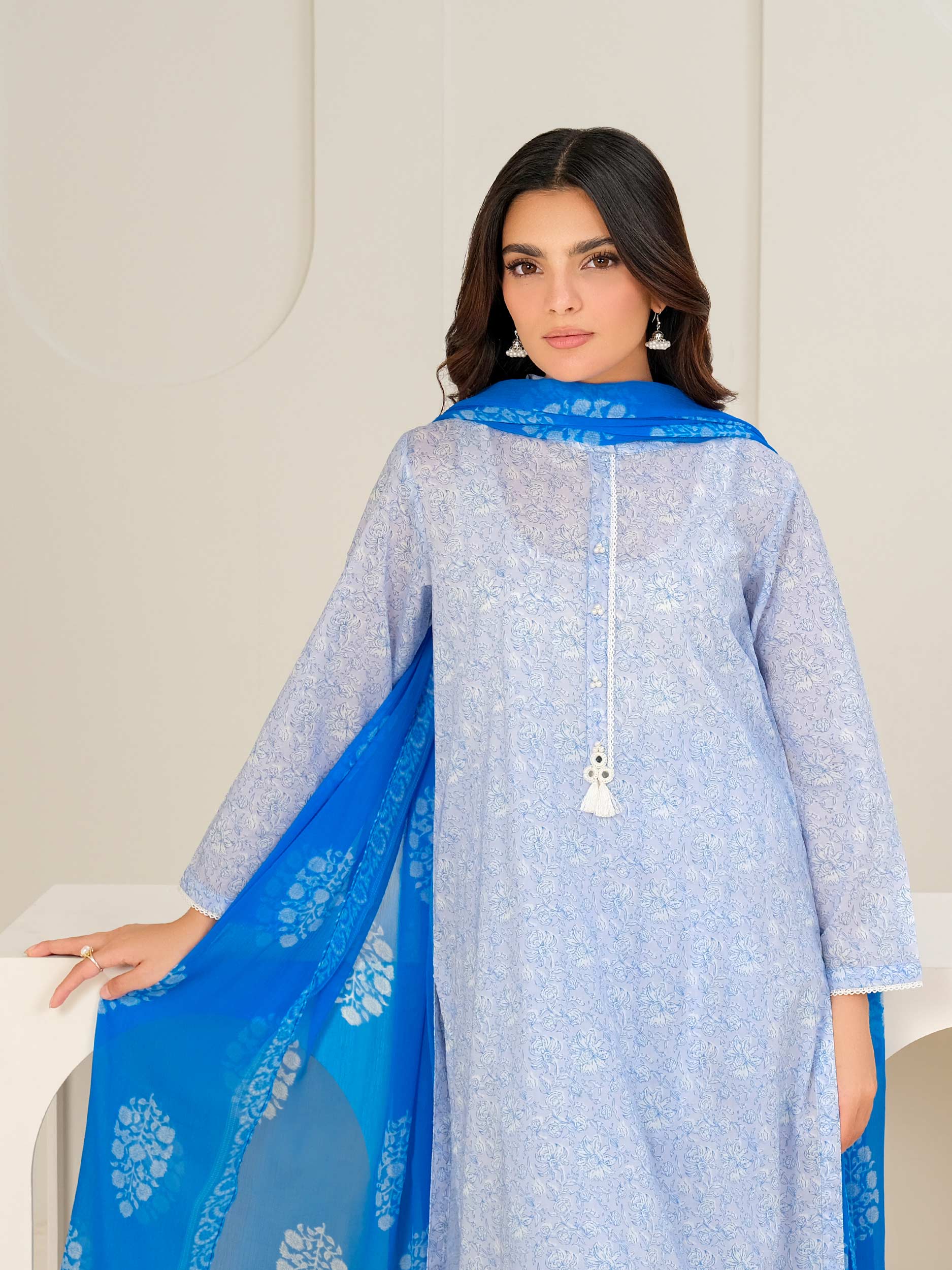 3 Piece Lawn Suit-Printed (Unstitched)