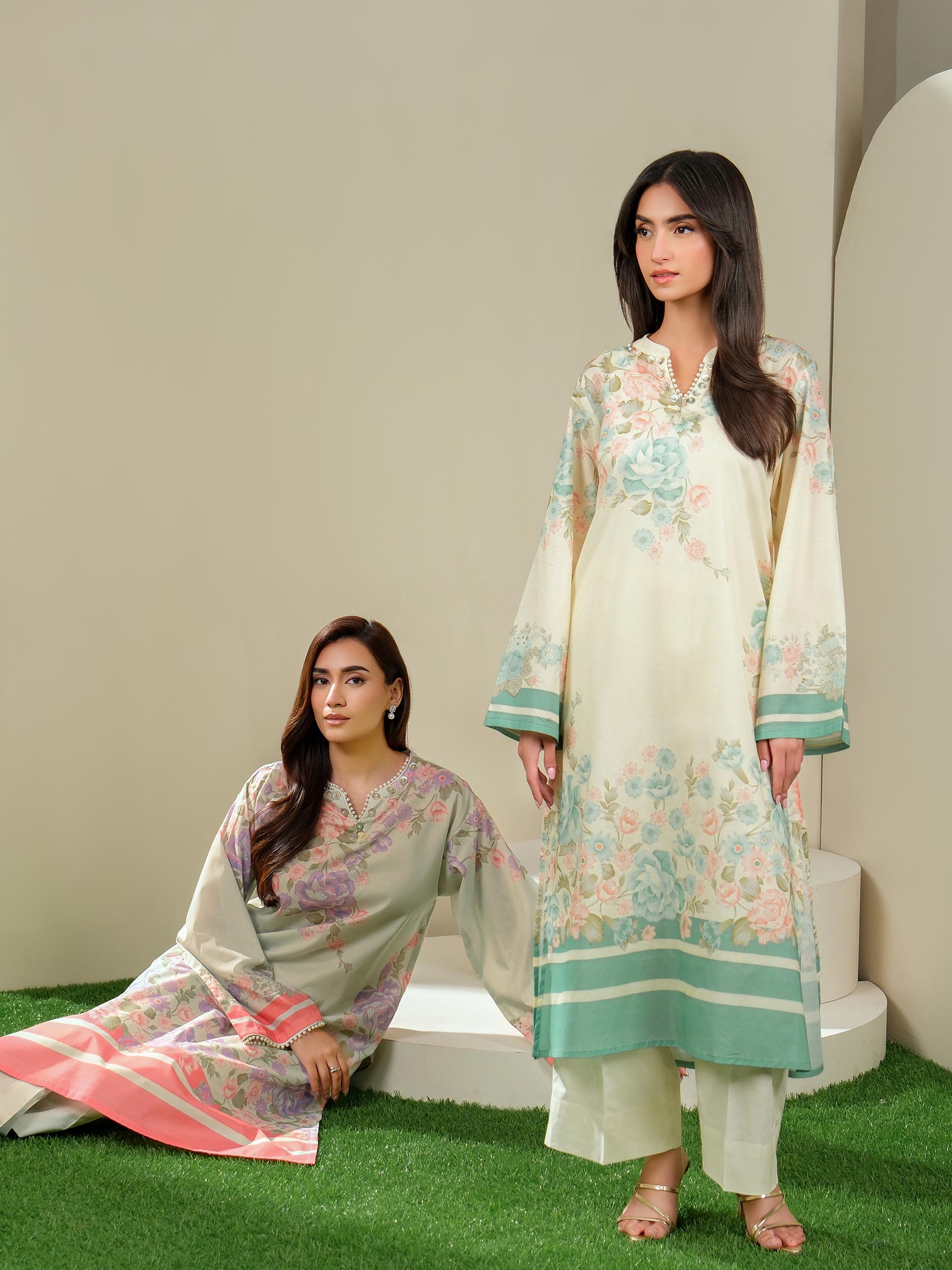2 Piece Lawn Suit-Printed (Unstitched)