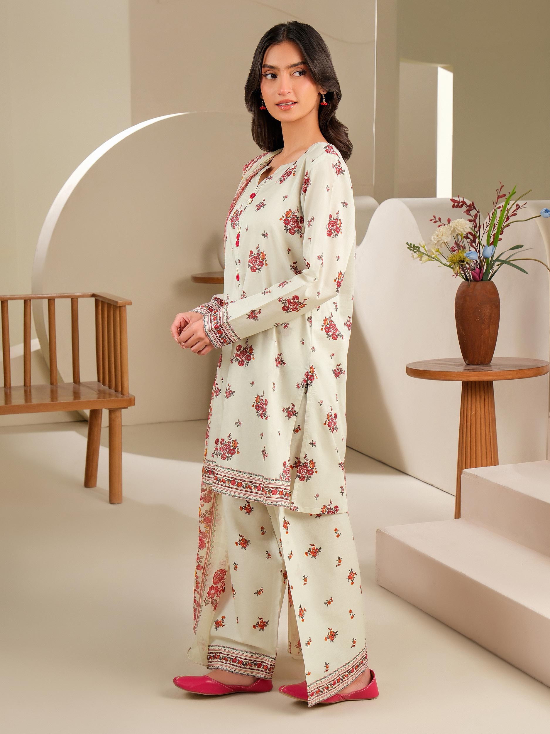 3 Piece Lawn Suit-Printed (Unstitched)