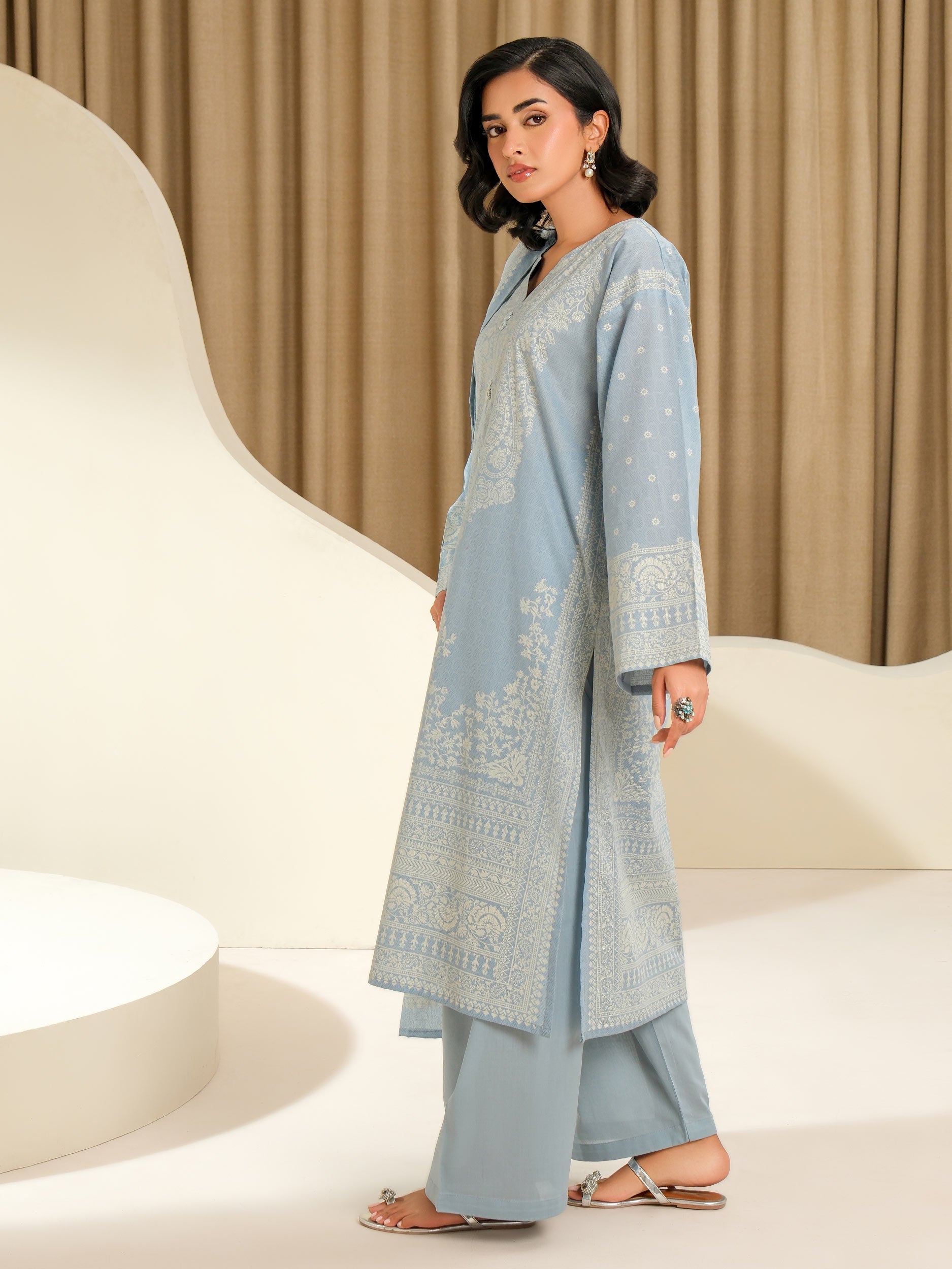 3 Piece Lawn Suit-Paste Print (Unstitched)