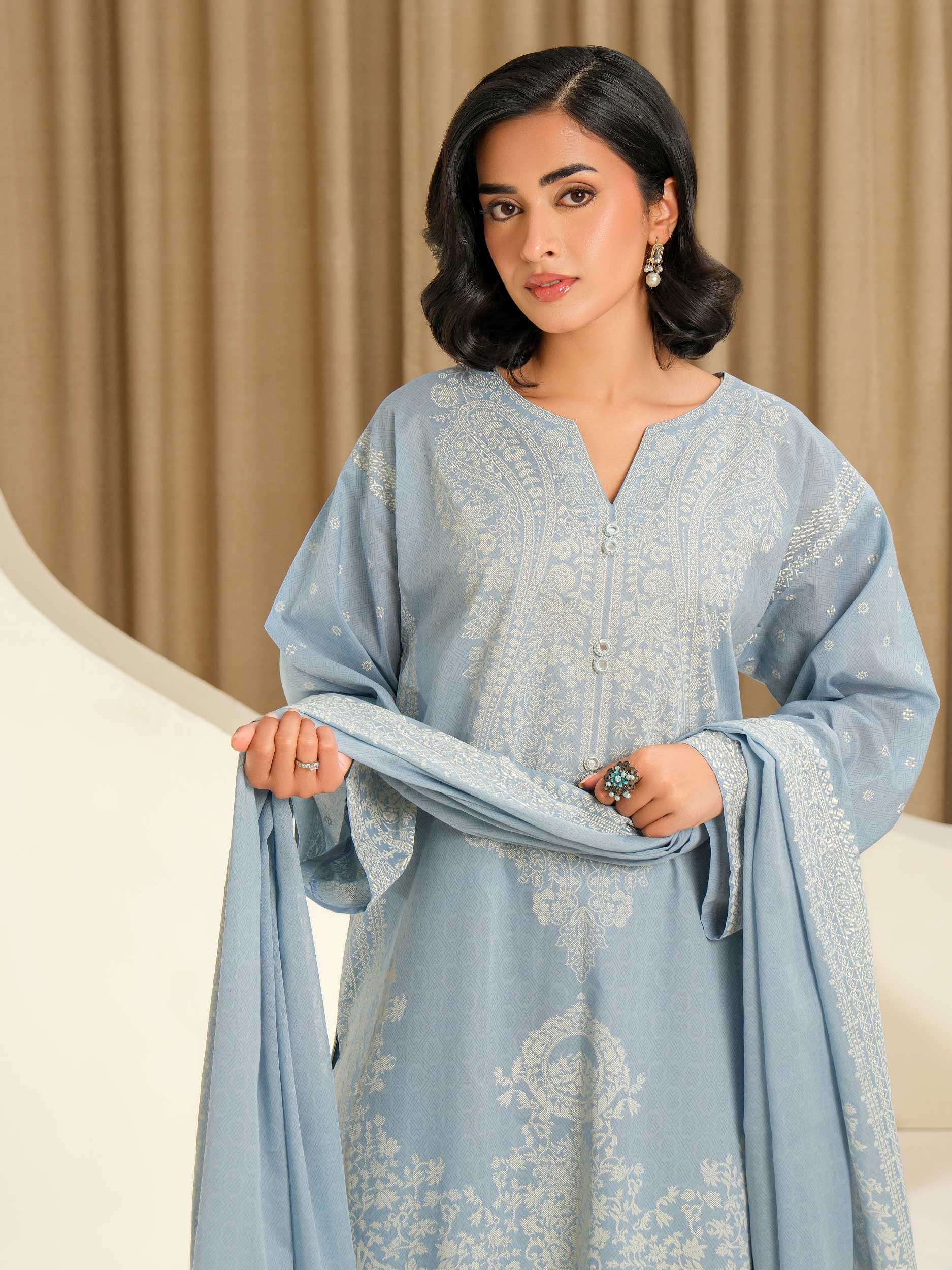 3 Piece Lawn Suit-Paste Print (Unstitched)
