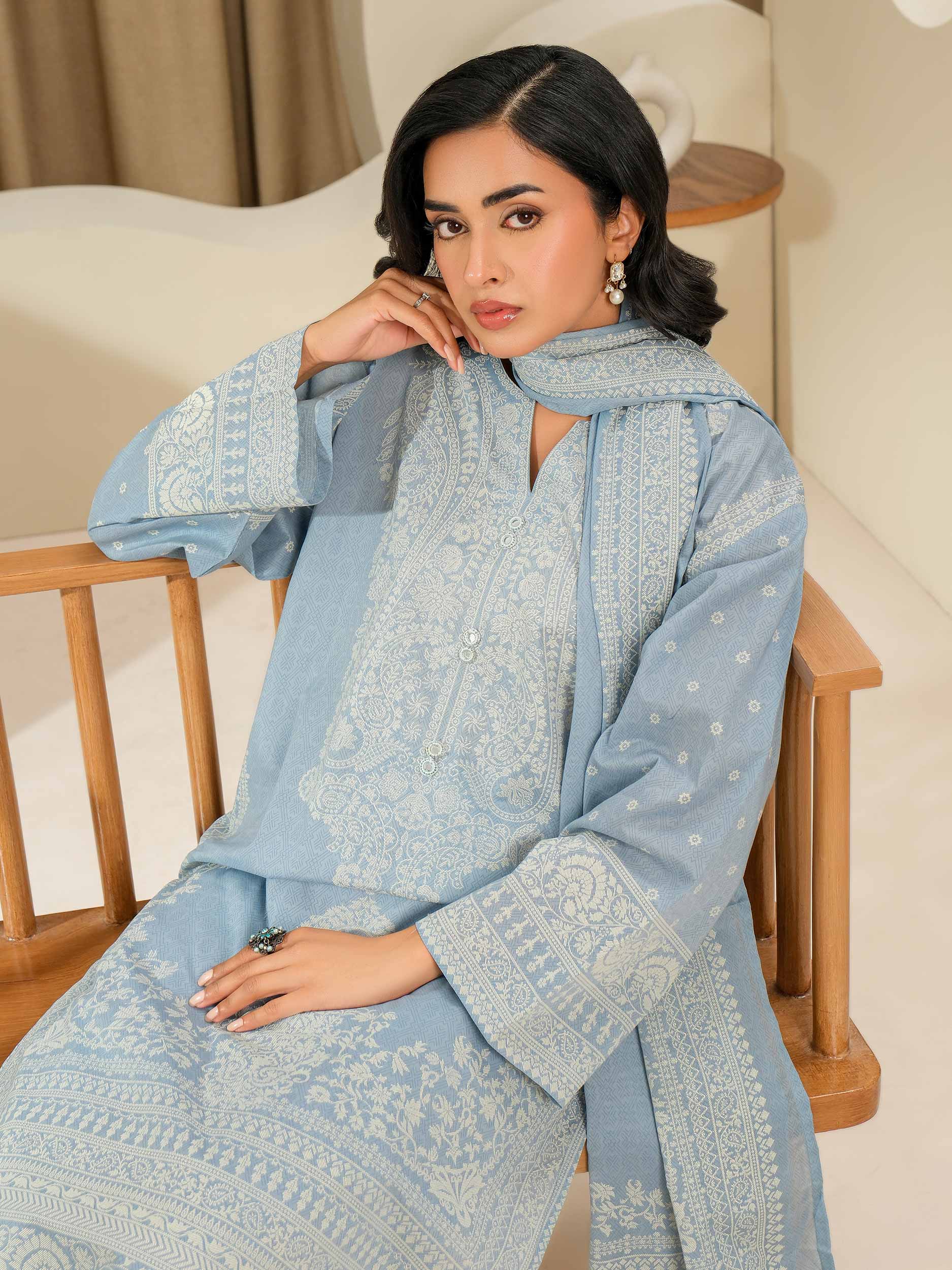 3 Piece Lawn Suit-Paste Print (Unstitched)