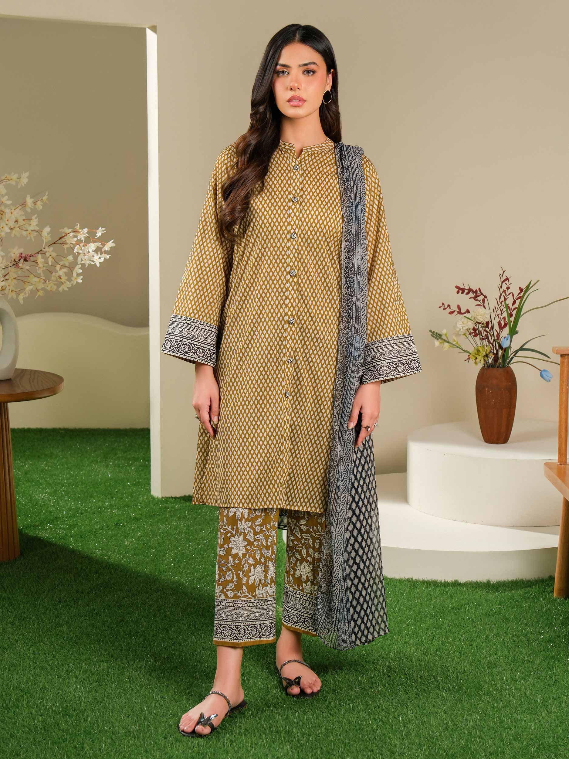 3 Piece Lawn Suit-Printed (Unstitched)