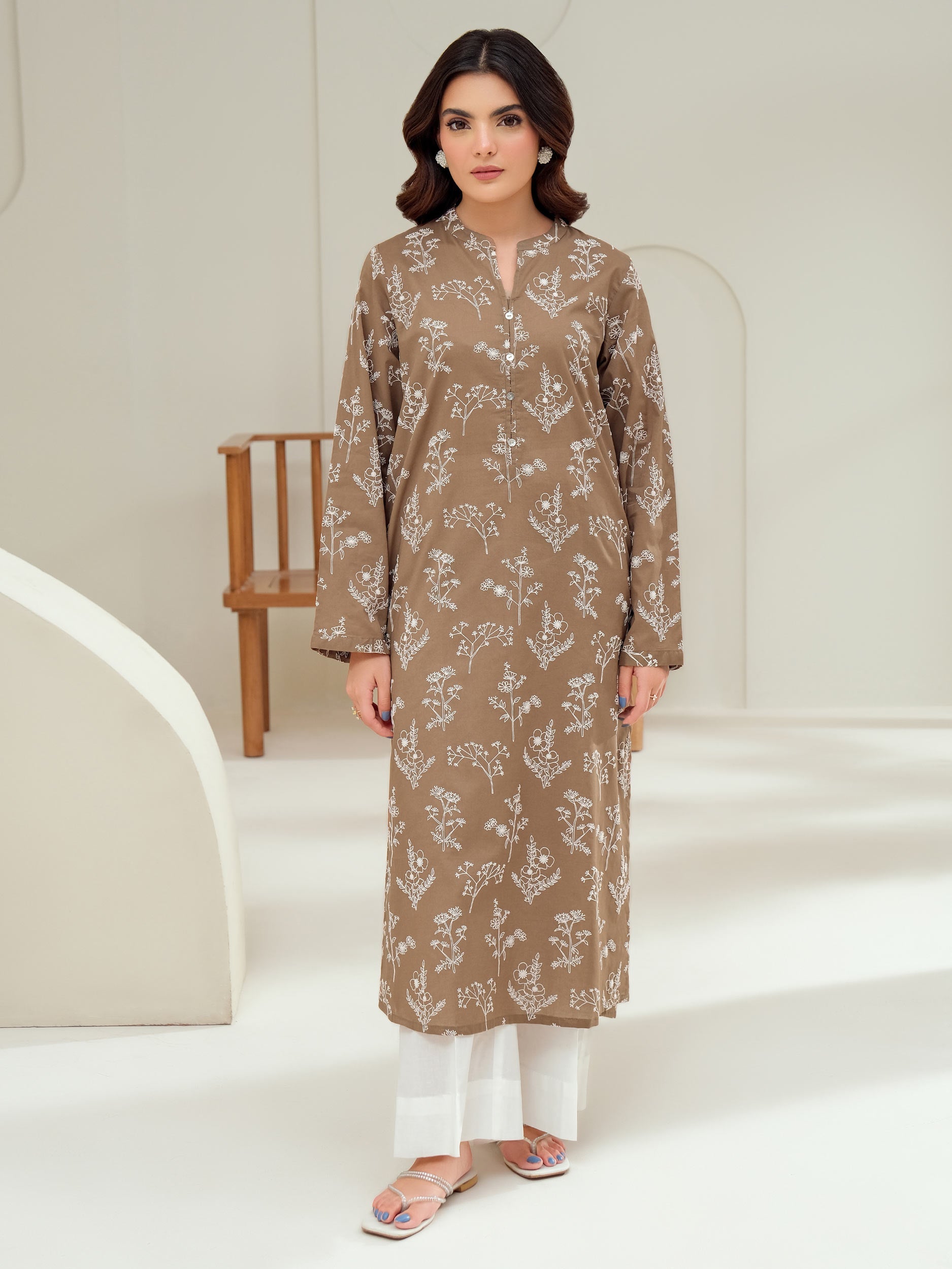 Lawn Shirt-Paste Print (Unstitched)