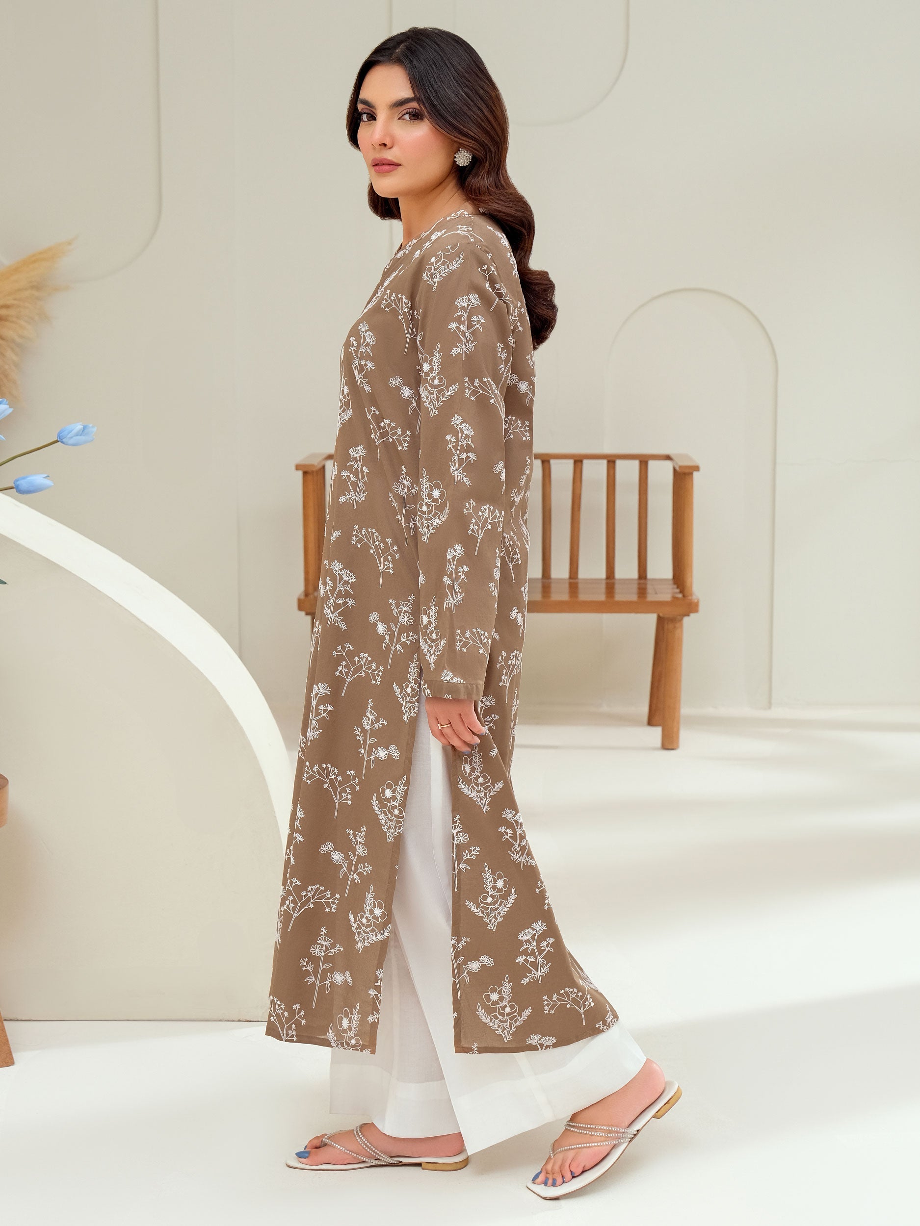 Lawn Shirt-Paste Print (Unstitched)