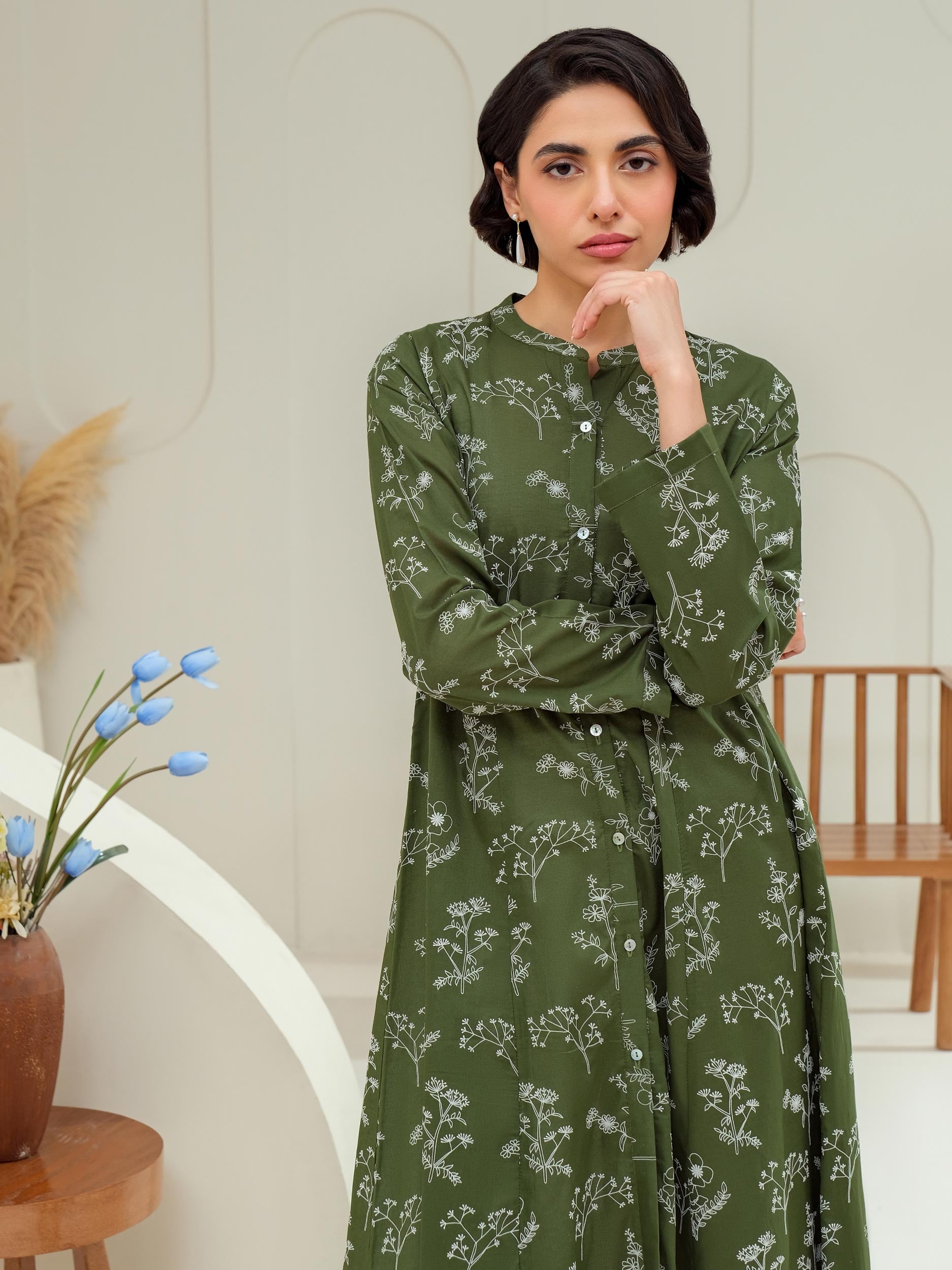 Lawn Shirt-Paste Print (Unstitched)