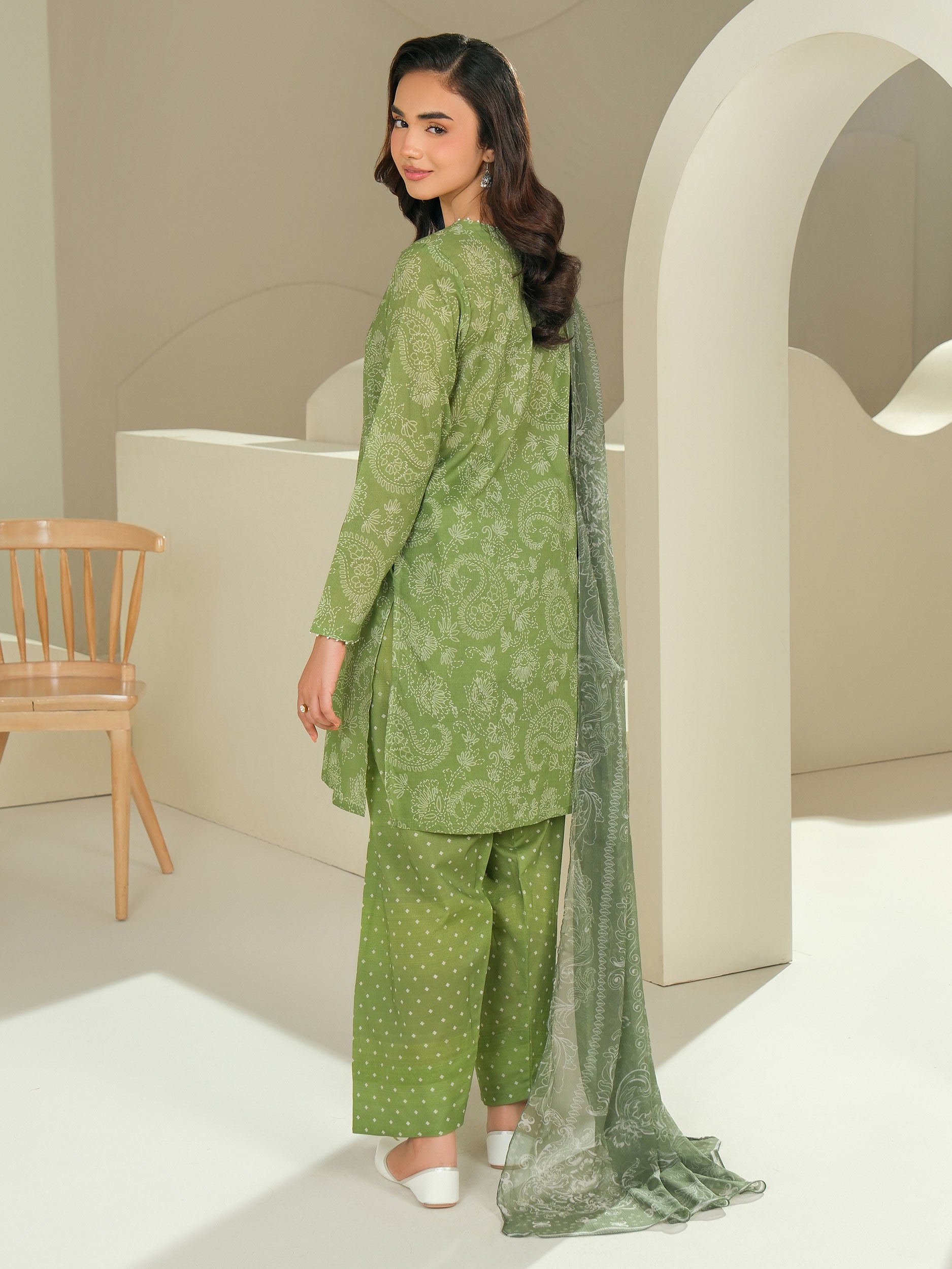 3 Piece Lawn Suit-Printed (Unstitched)