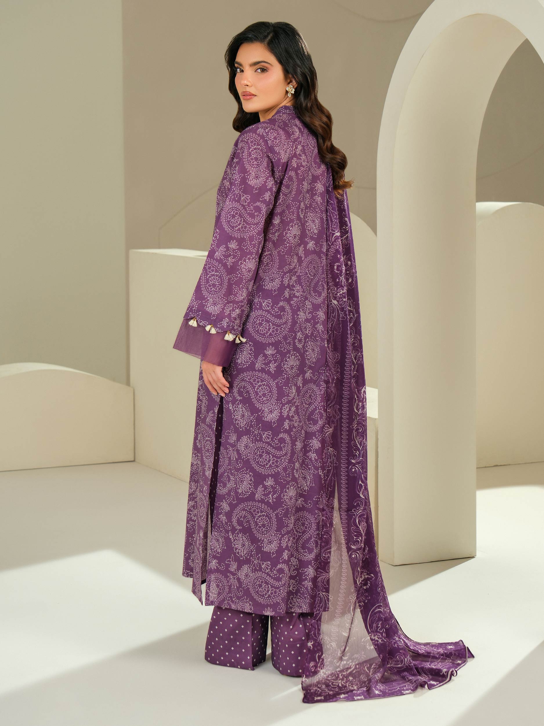 3 Piece Lawn Suit-Printed (Unstitched)