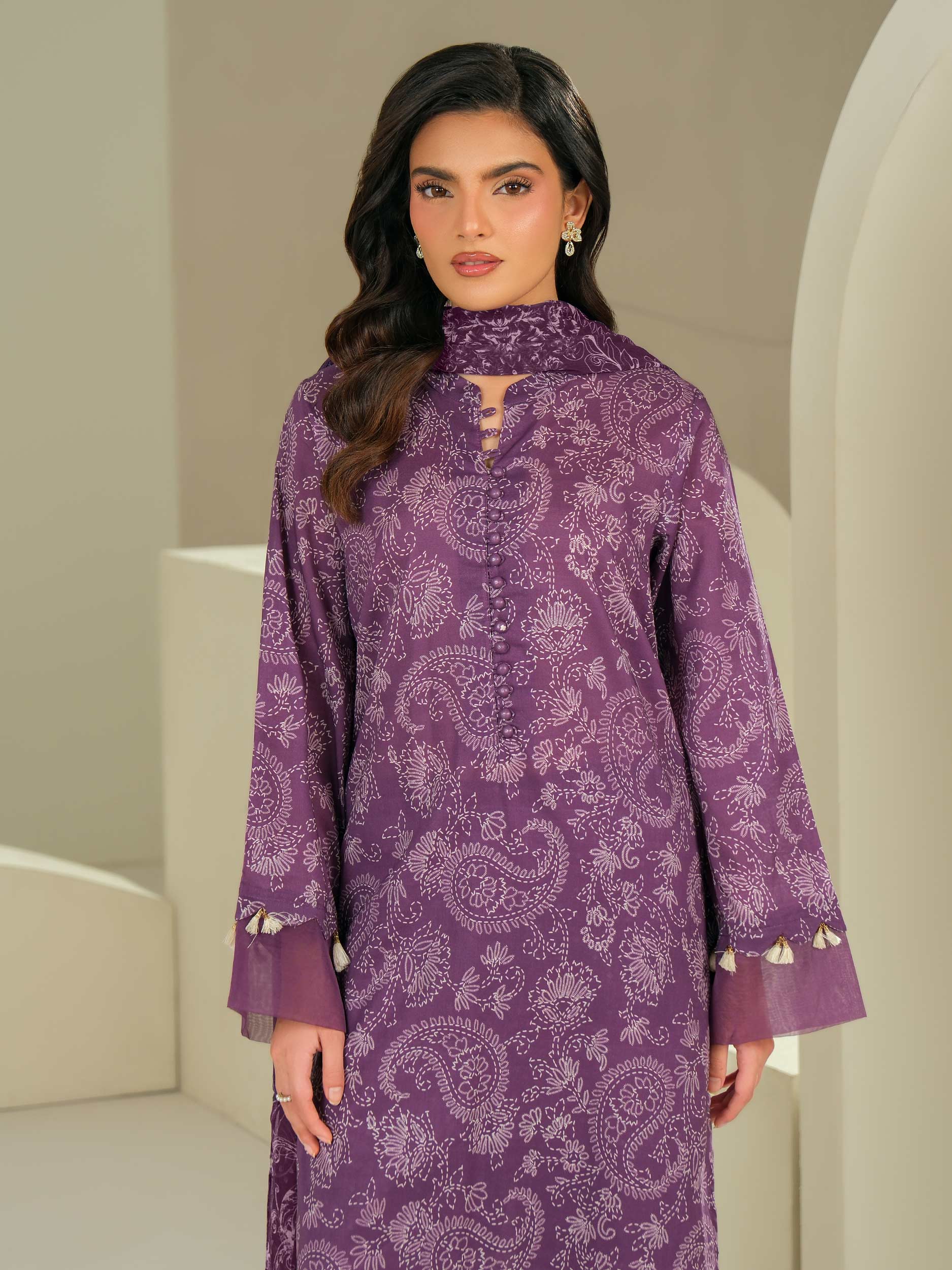3 Piece Lawn Suit-Printed (Unstitched)