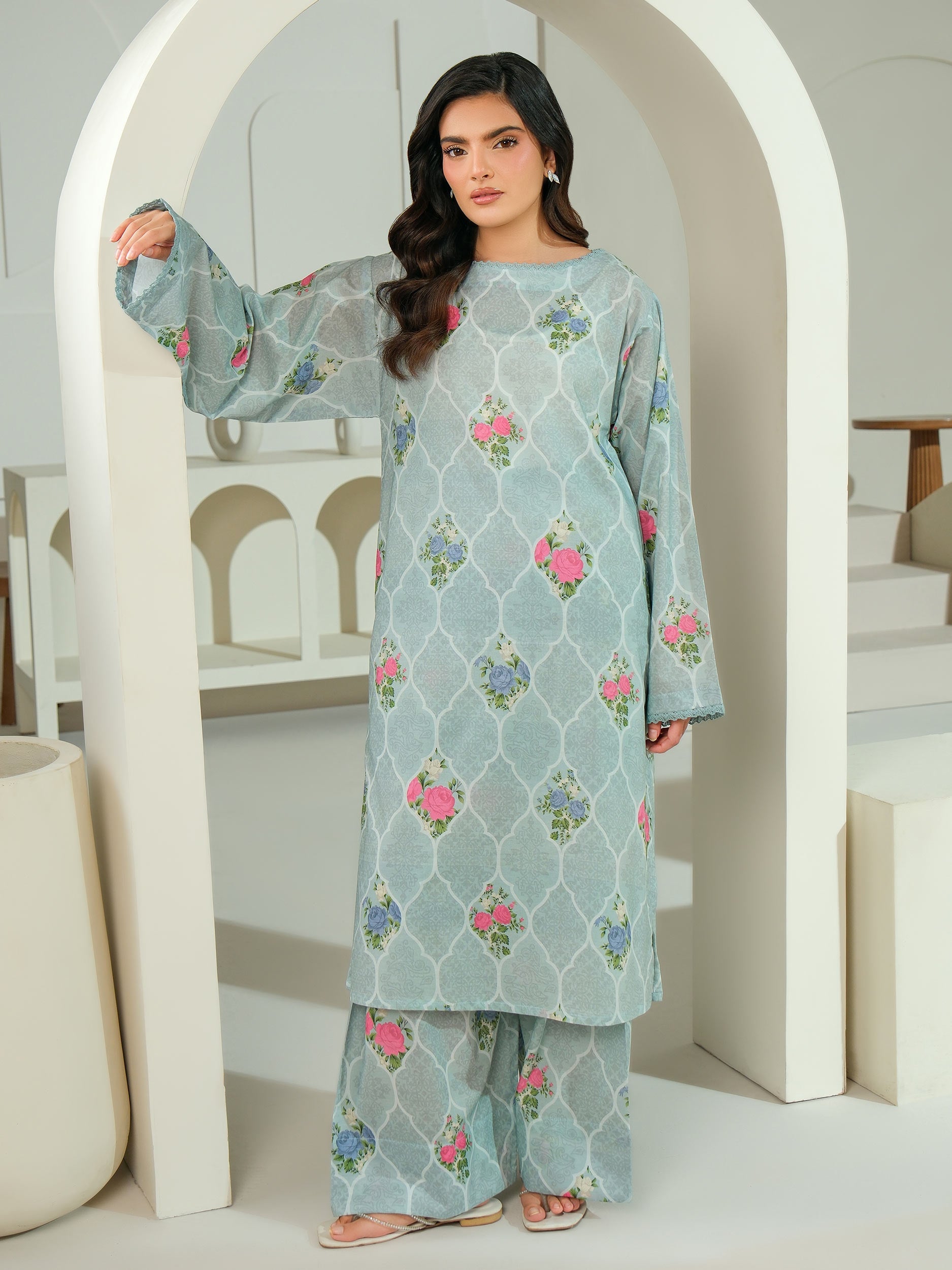 Lawn Shirt-Printed (Unstitched)