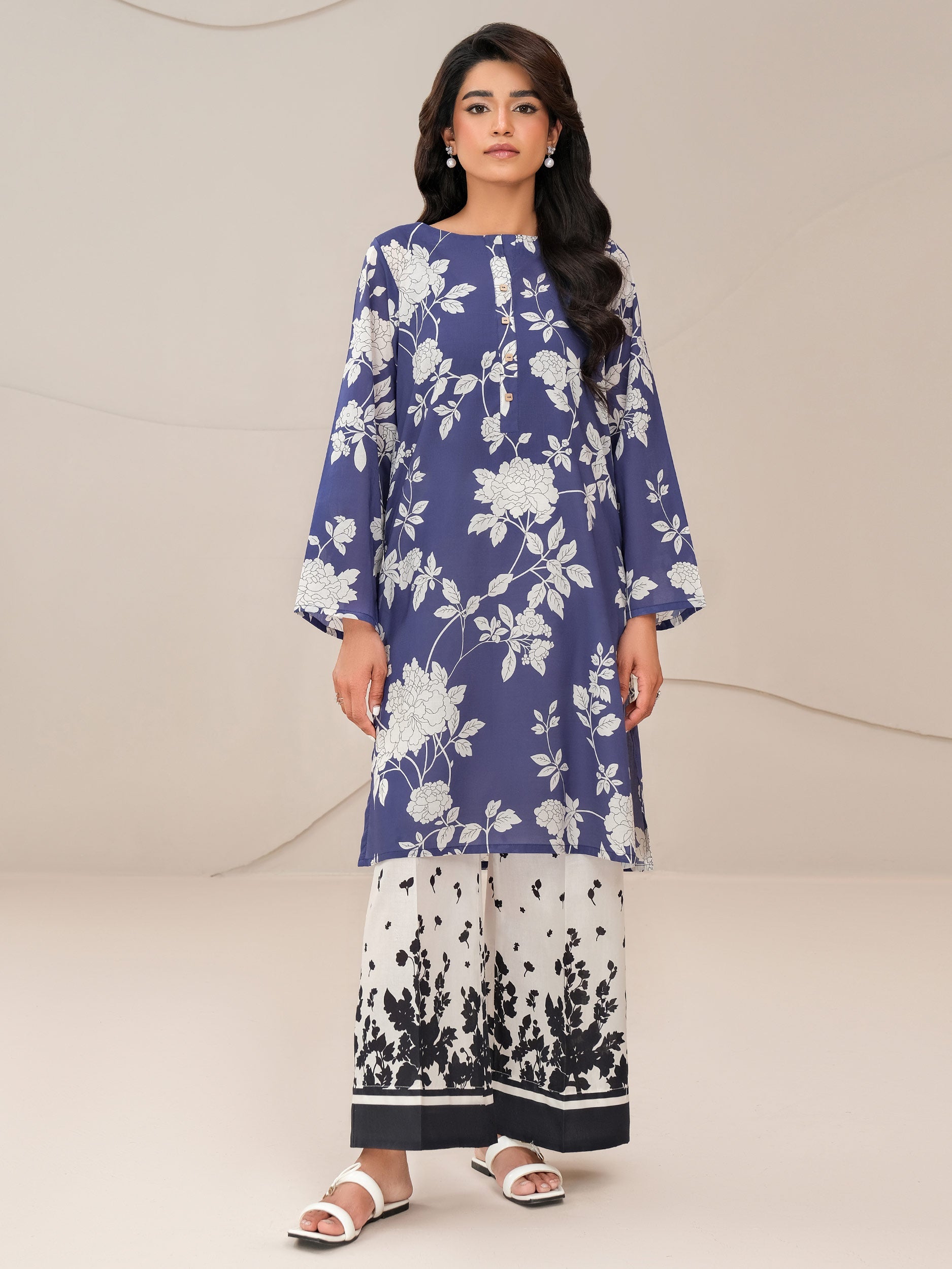 2 Piece Lawn Suit-Printed (Unstitched)