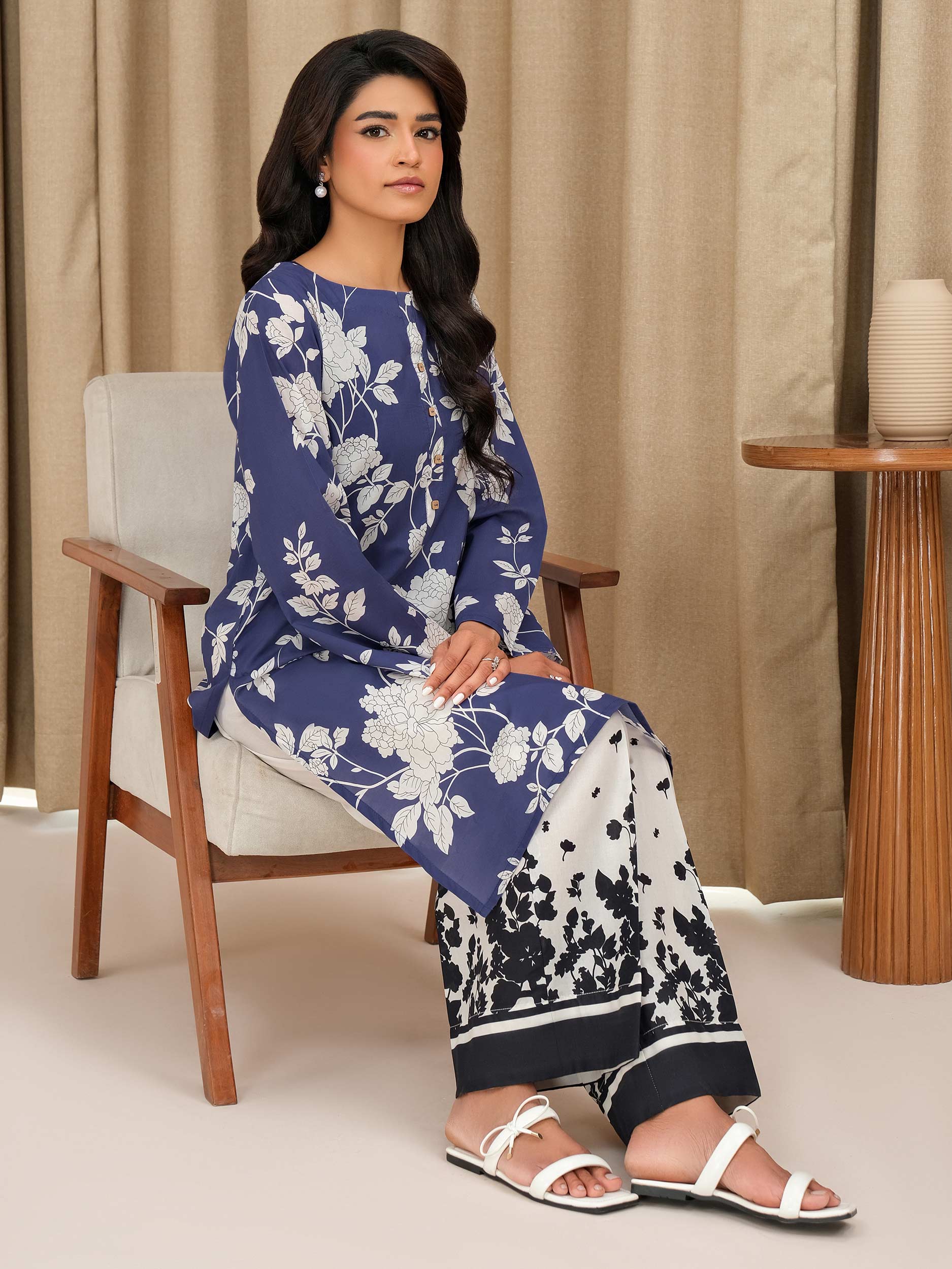 2 Piece Lawn Suit-Printed (Unstitched)